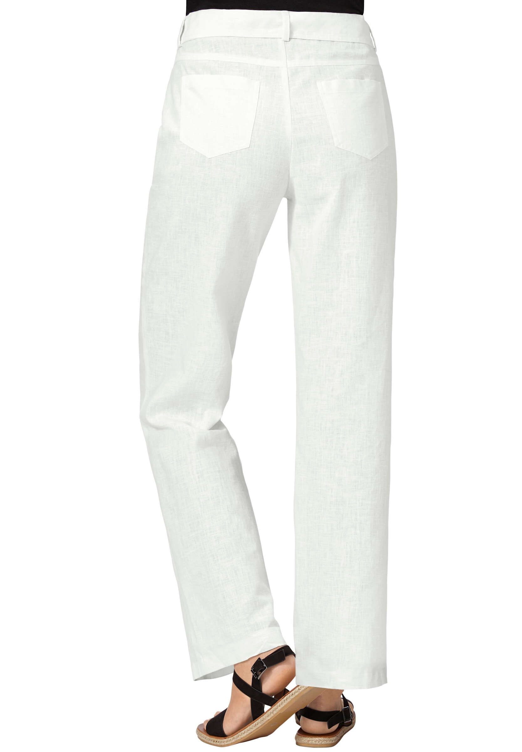 Witt Funktionshose »Hose Palazzohose mit Bindegürtel«