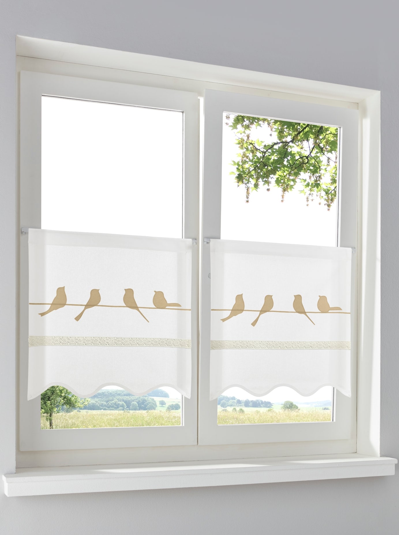 heine home Querbehang Stangendurchzug 1 Stk. tlg.
