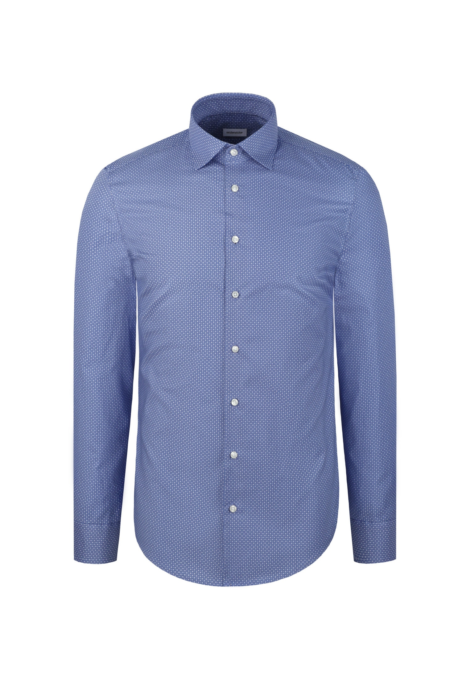 seidensticker Businesshemd »Schwarze Rose« Shaped 1/1 Kentkragen Druck