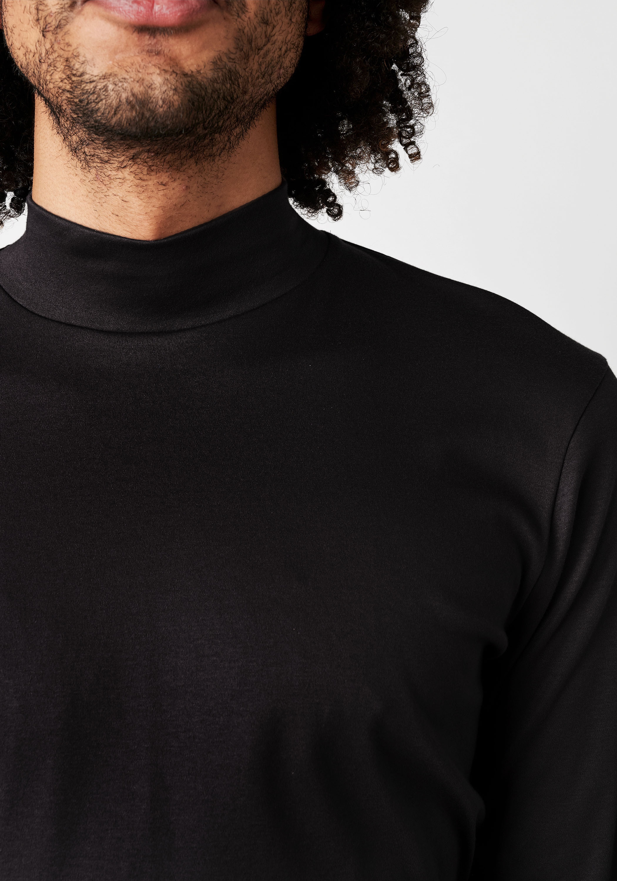 DESOTO Rollkragenshirt »Jersey Rollkragenshirt langarm« Stretch-Qualität