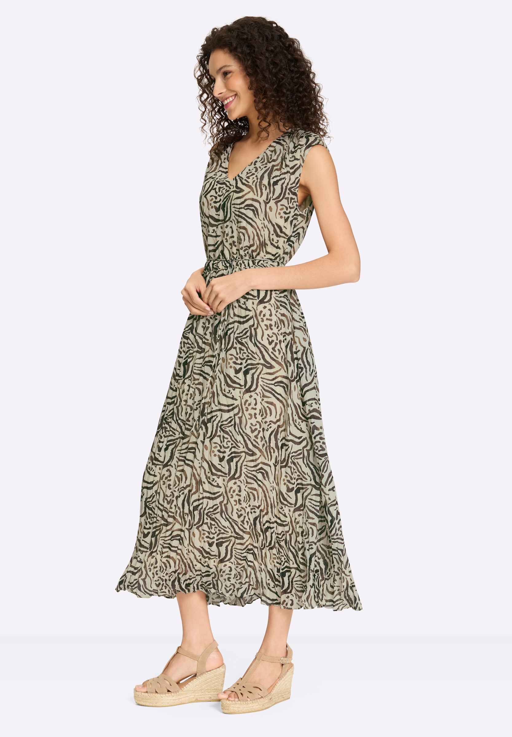 heine Sommerkleid »Druck-Kleid Druckkleid mit Animal-Dessin« Ohne Taschen