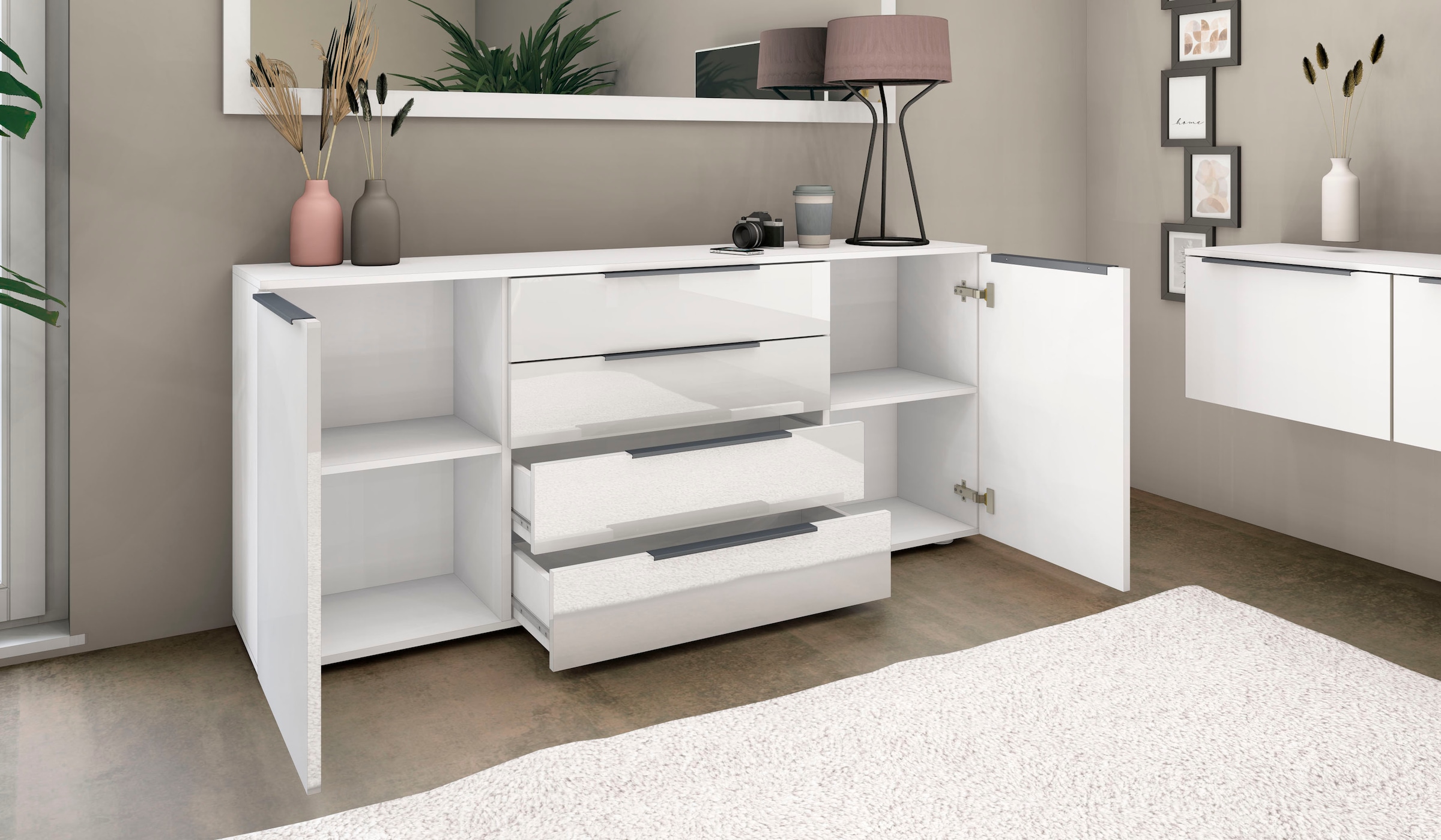 borchardt Möbel Sideboard »Tom«, Breite 166 cm