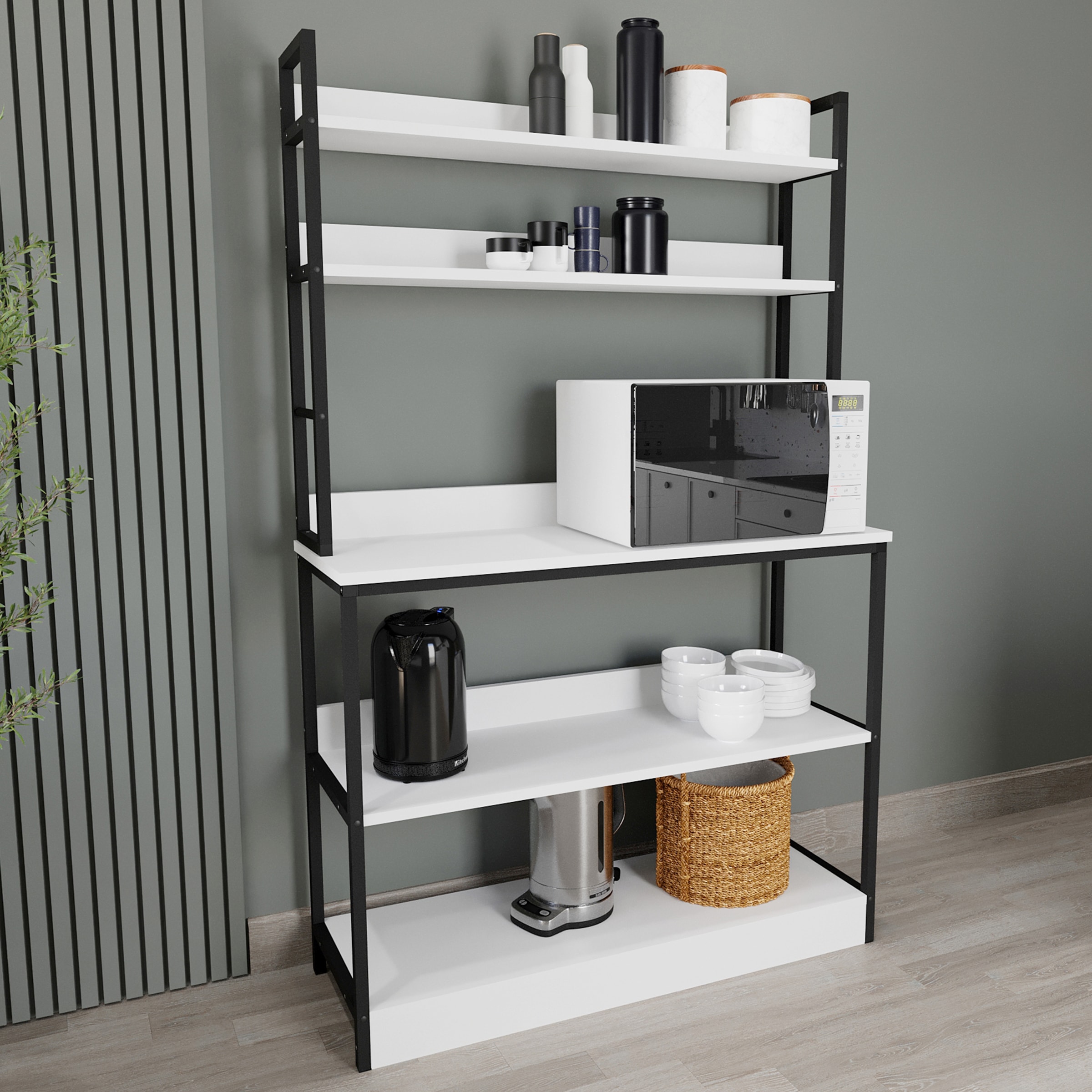 VCM Unterschrank »Küchenschrank Kommode Buffet Mikrowelle Insasi«