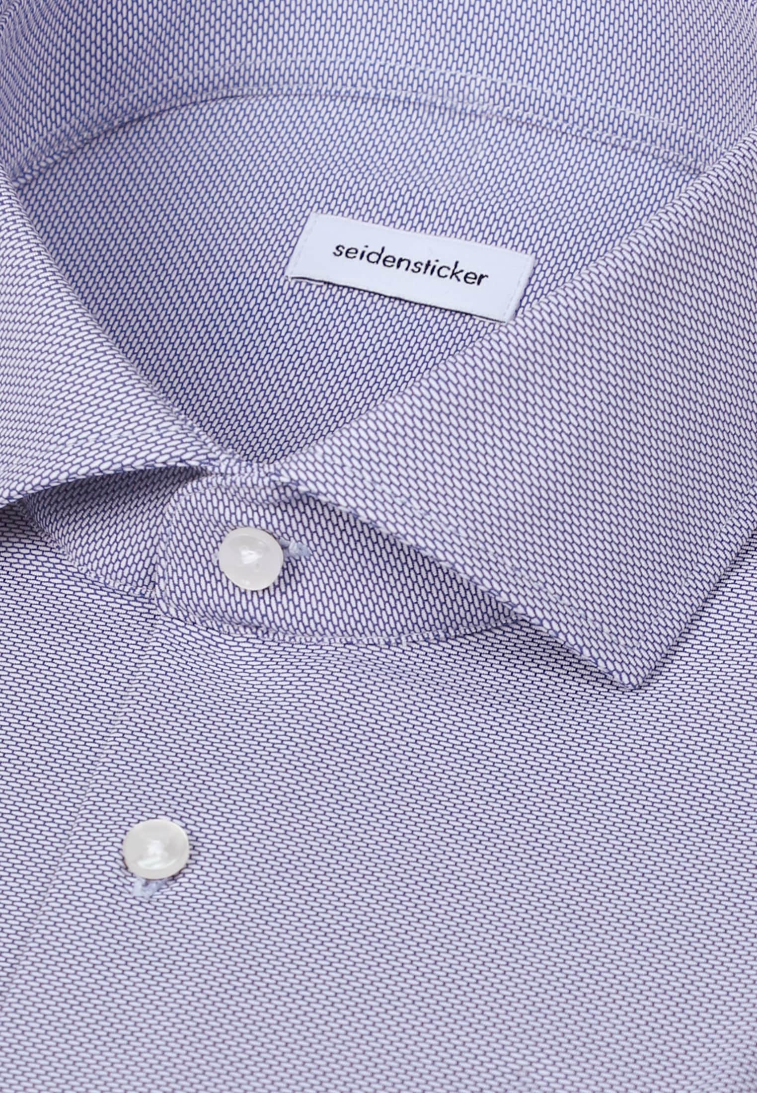 seidensticker Businesshemd »Schwarze Rose« Regular 1/1 Kentkragen Struktur