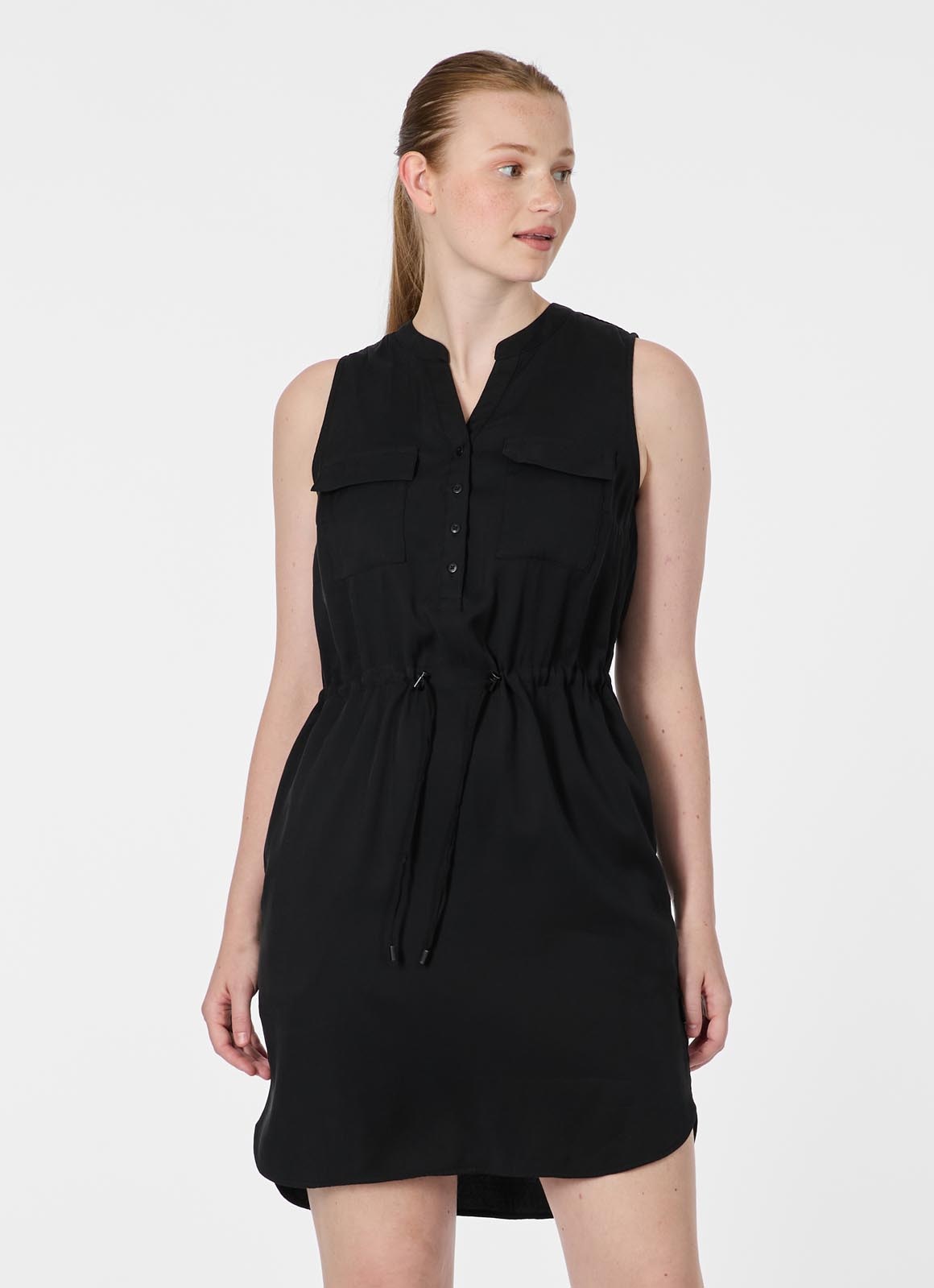 Ragwear Sommerkleid »ROISSIN« Brusttaschen Viskosemischung mit Brusttaschen, Taillenband und Anti-Knitter-Finish