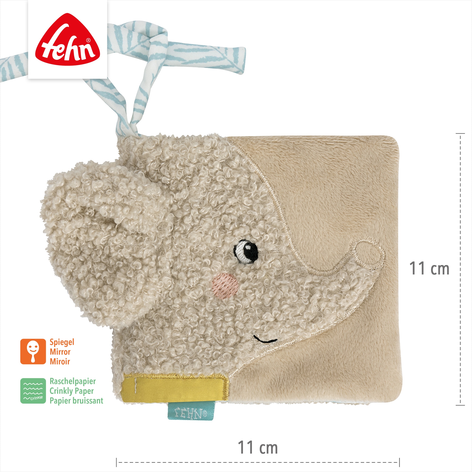 Fehn Stoffbuch »FredErik,  Elefant«