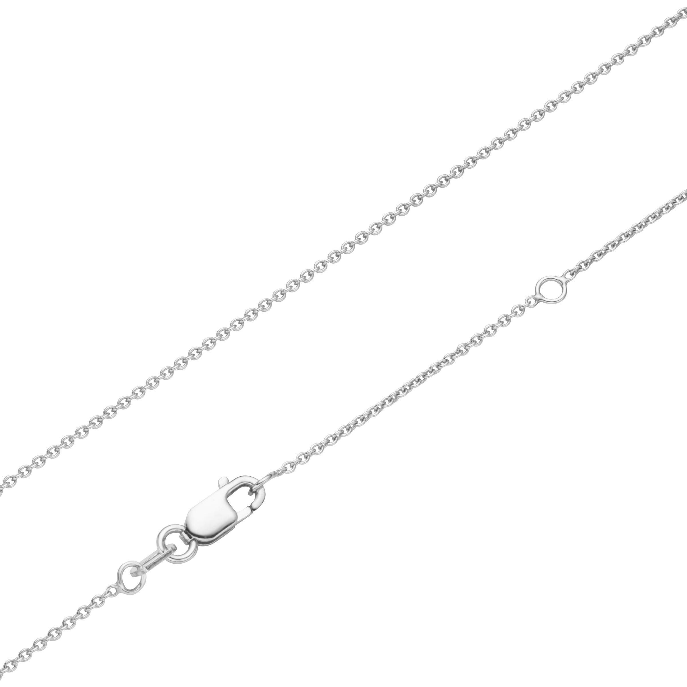 Firetti Kette mit Anhänger »Schmuck Geschenk Silber 925 Halsschmuck Halskette runde Platte Pfoten« mit Emaille