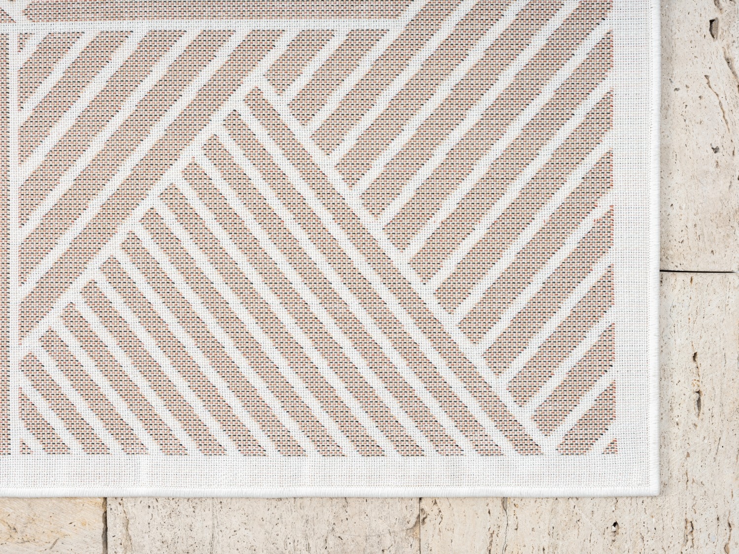 Myflair Möbel & Accessoires Teppich »Vill Lagerräumung«, rechteckig, 8 mm Höhe, modernes Design, Hoch-Tief Effekt, Outdoor geeignet, Balkon, Terrasse