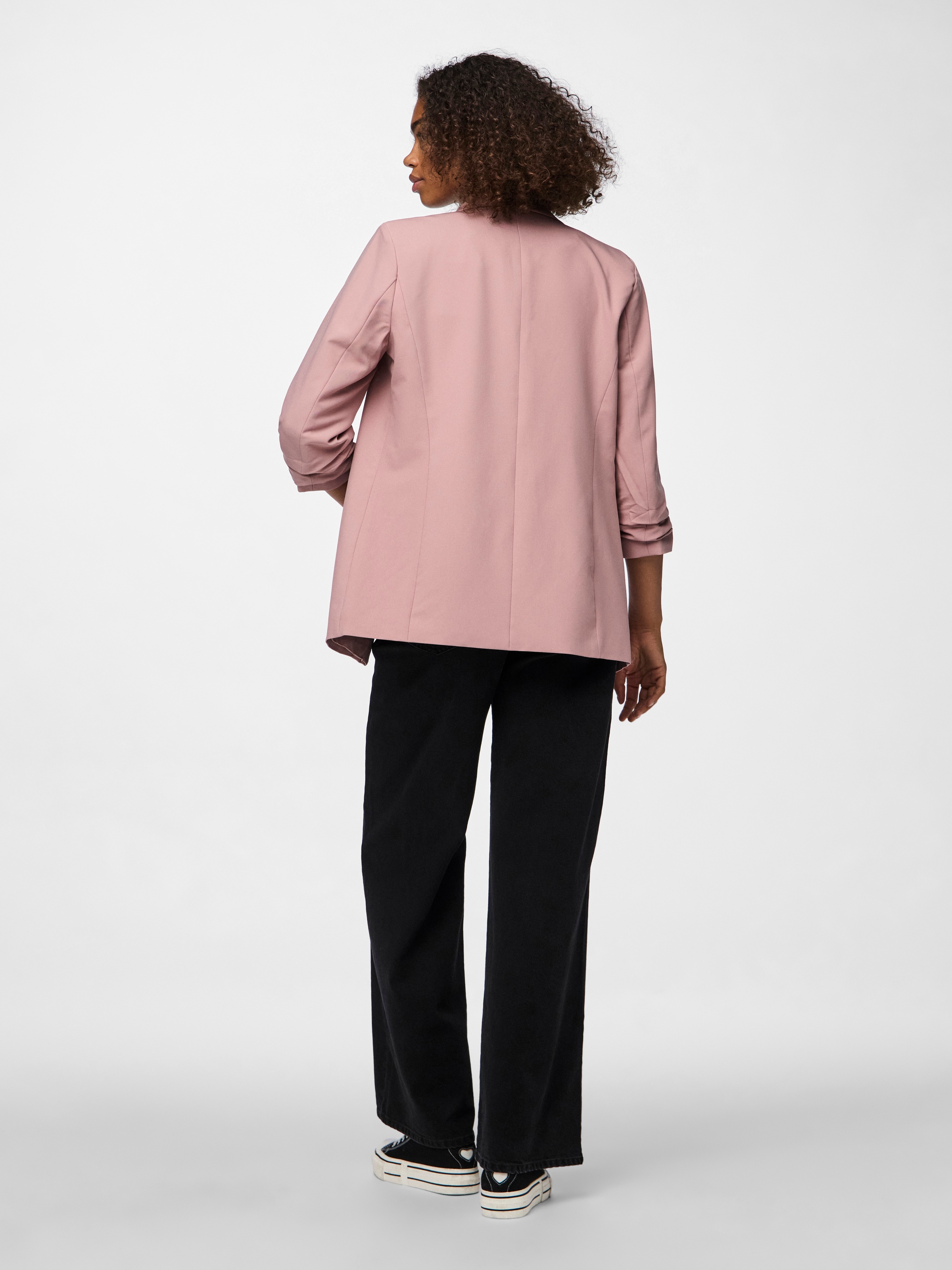 pieces Blusenblazer »PCBOSELLA 3/4 BLAZER NOOS«, mit Faltendetail am Ärmel