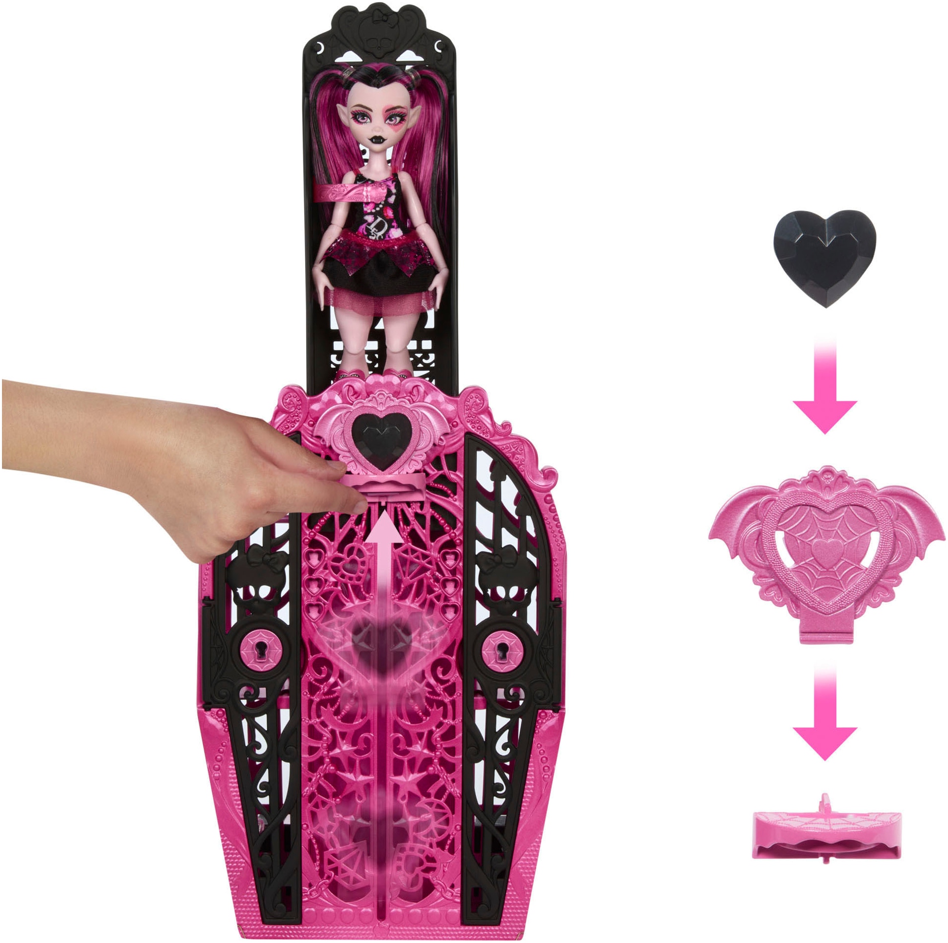 MonsterHigh™ Anziehpuppe »Skulltimate Secrets: Monster Mysteries, Draculaura«