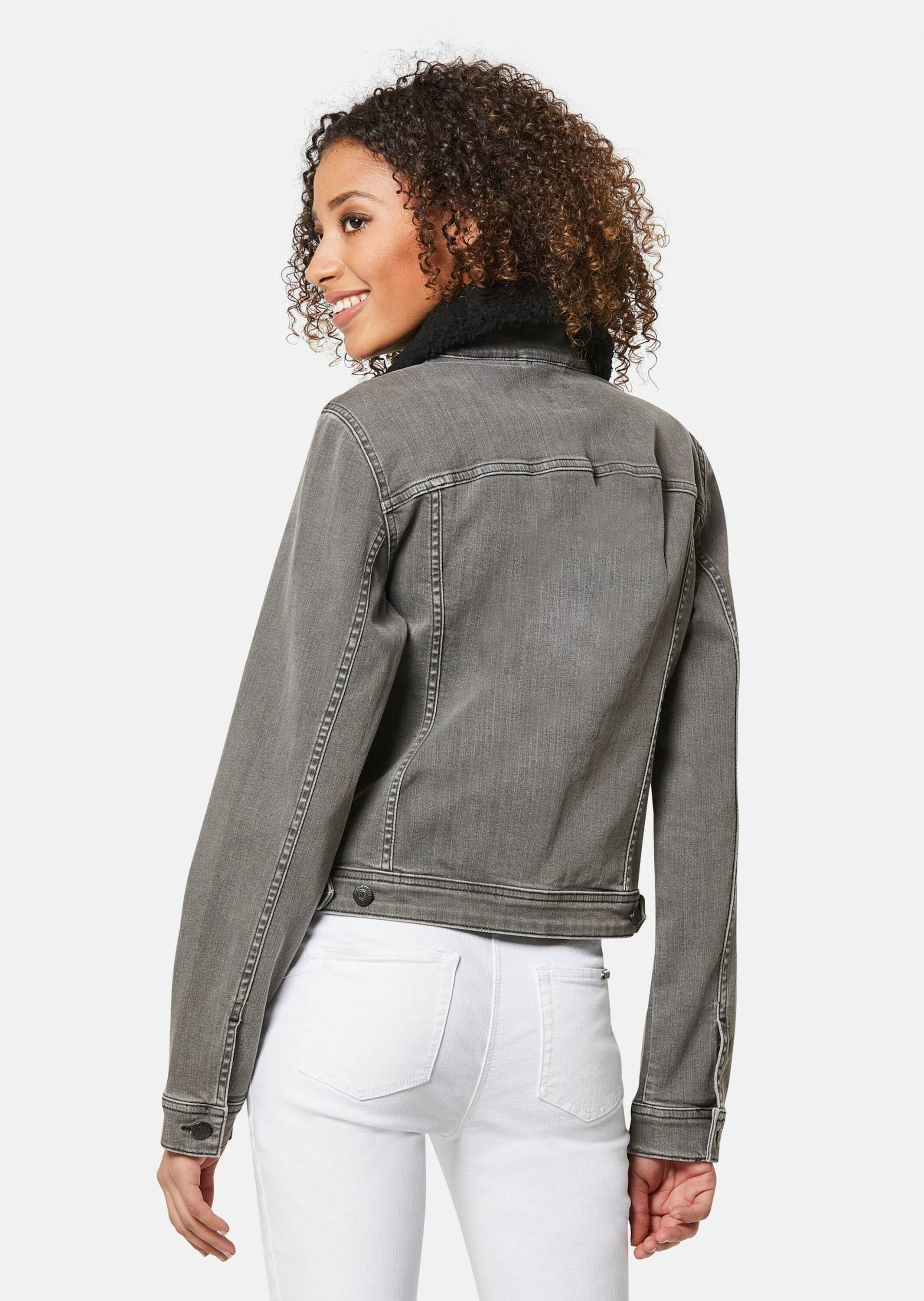 MADELEINE Jeansjacke »Jeansjacke Jeansjacke mit Teddykragen«