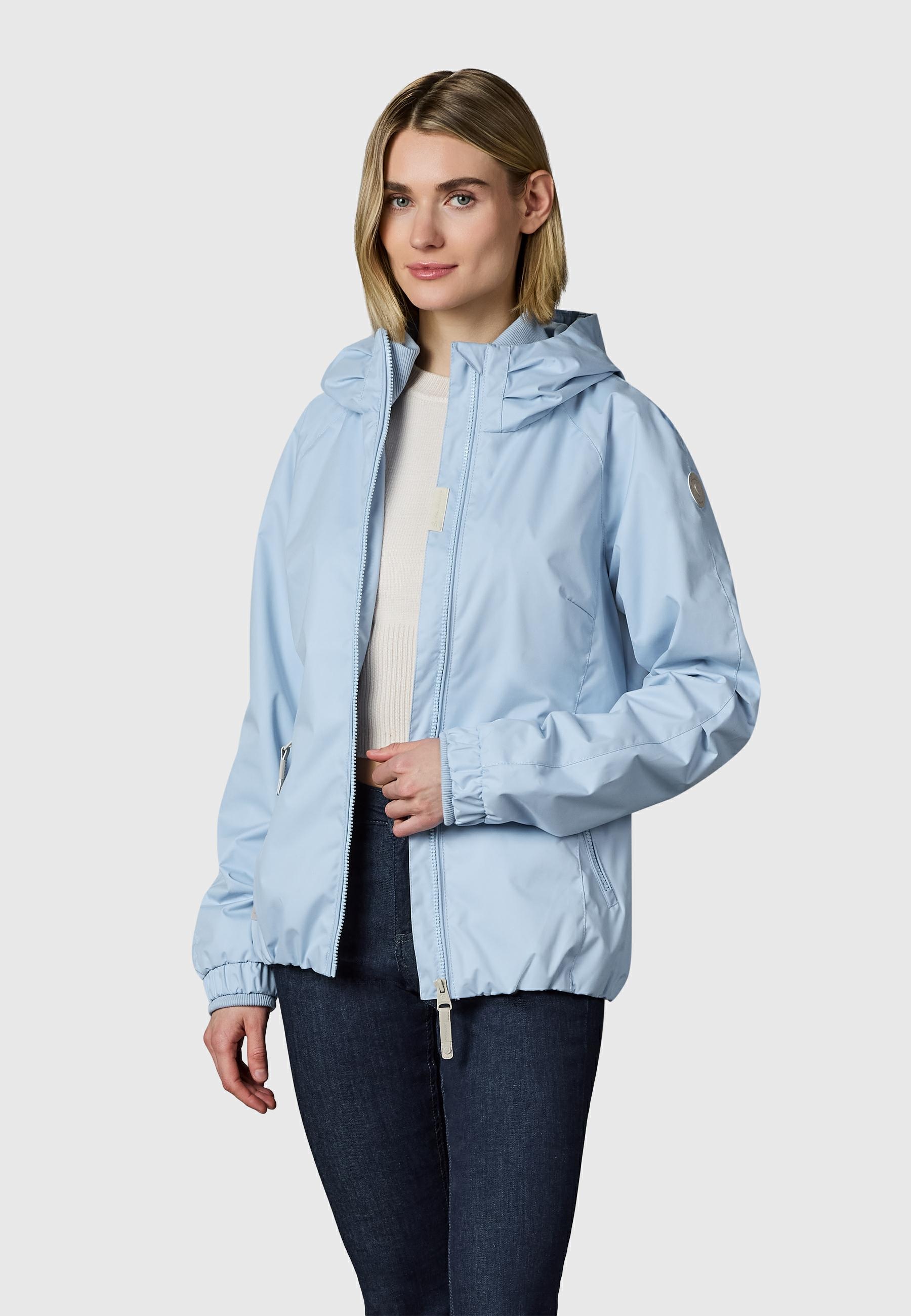 Ragwear Outdoorjacke »Übergangsjacke Dizzie« mit Kapuze Wasserdichte Übergangsjacke mit großer Kapuze