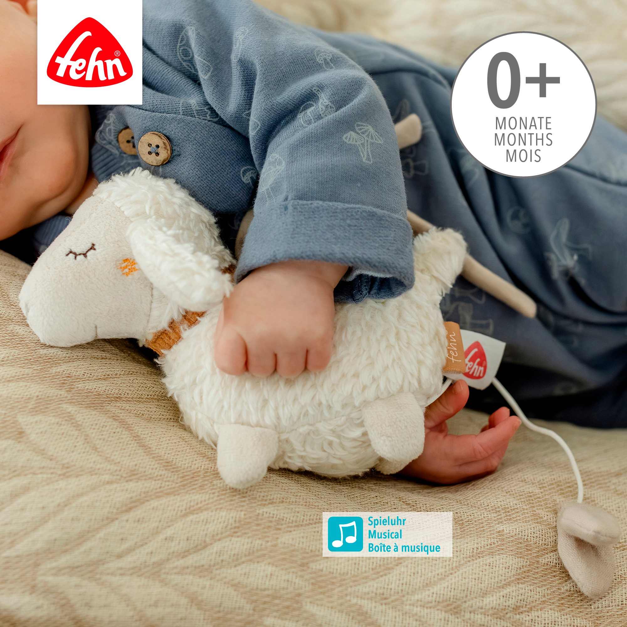 Fehn Spieluhr »Mini-Spieluhr Schaf«