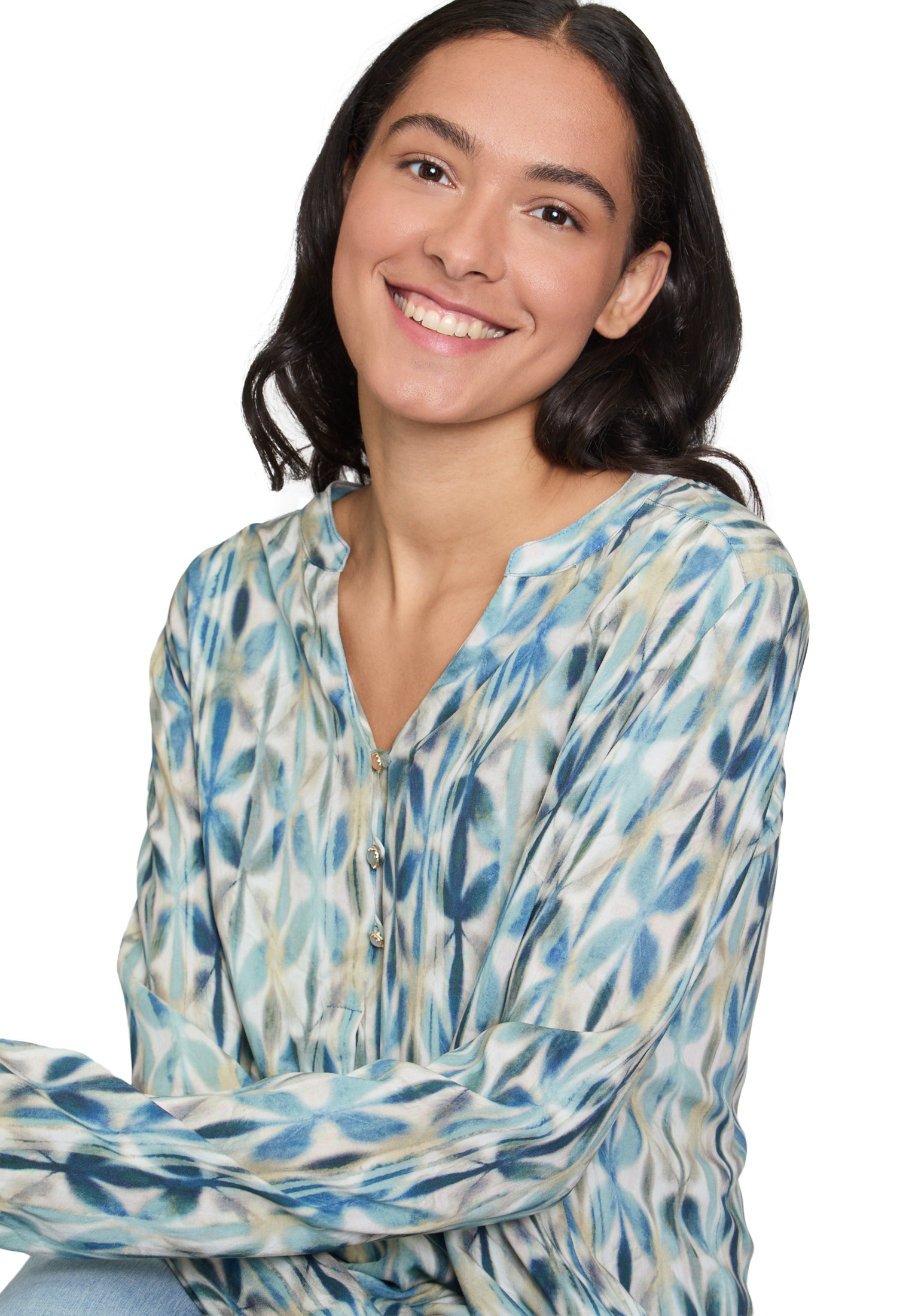 Cartoon Klassische Bluse »Casual-Bluse mit Knöpfen«