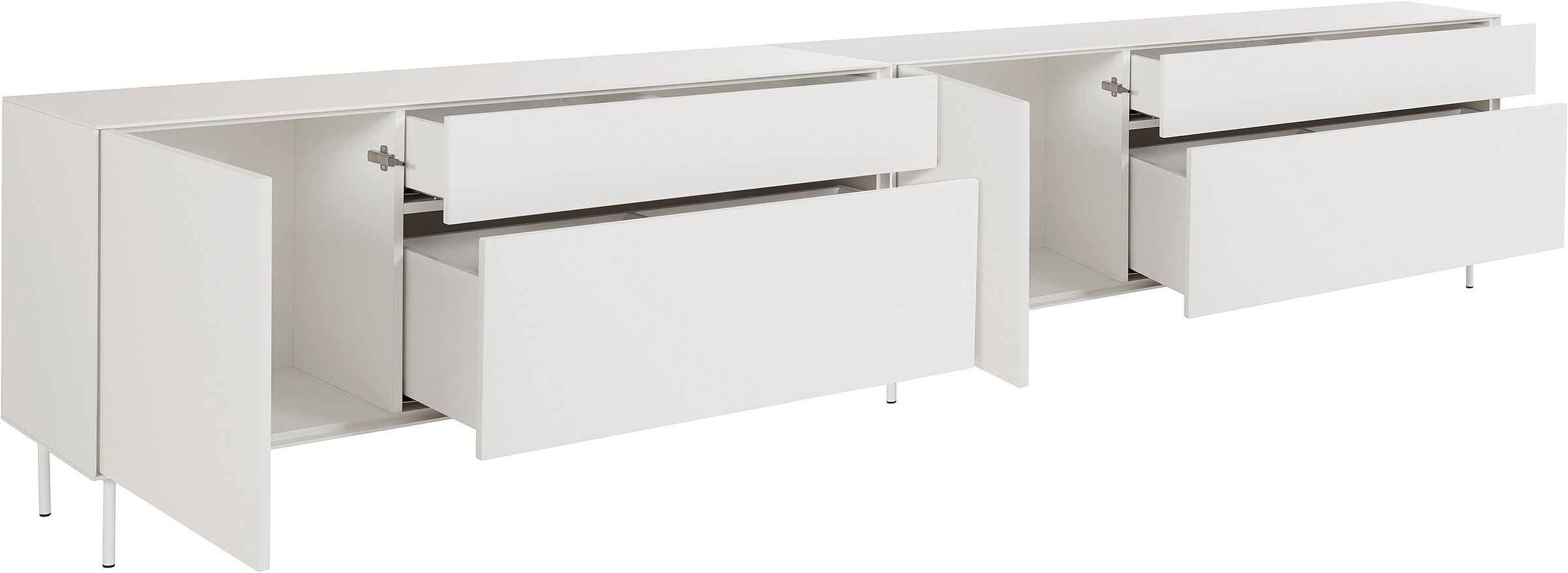 LeGer Home by Lena Gercke Lowboard »Essentials«, (2 St.), Breite: 334cm, MDF