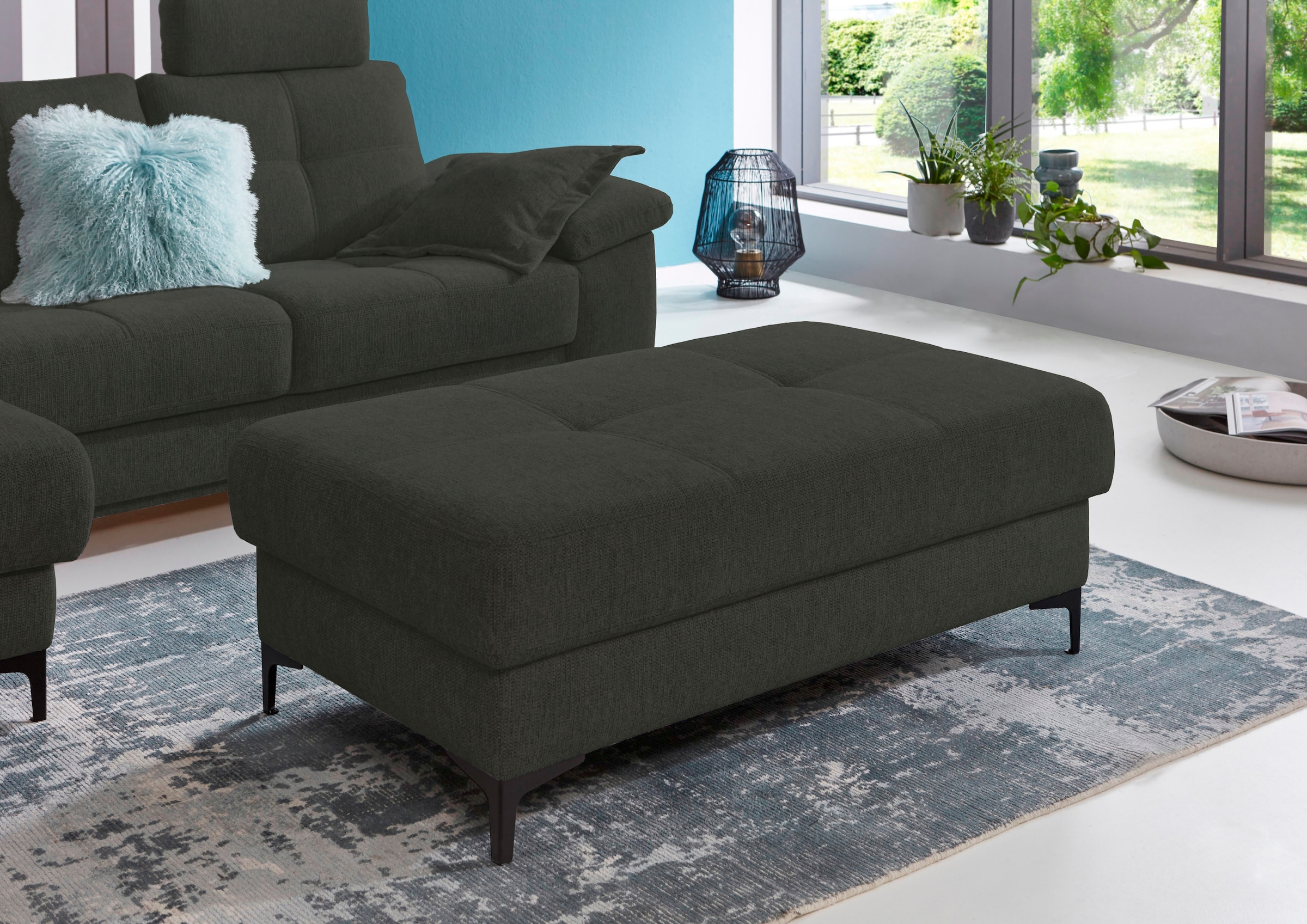 3C Carina Hockerbank »Burnaby«, passend zur Serie "Burnaby", B/T/H: 126/76/47 cm
