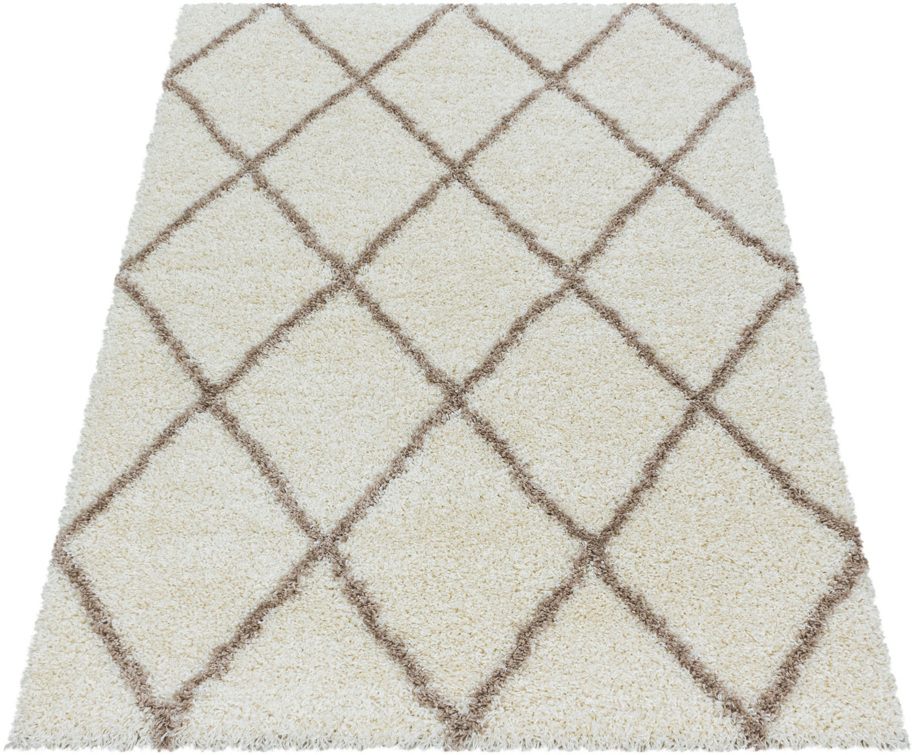 Ayyildiz Teppiche Hochflor-Teppich »ALVOR 3401«, rechteckig, 50 mm Höhe, Shaggy, Langflor, Läufer, pflegeleicht, Wohnzimmer