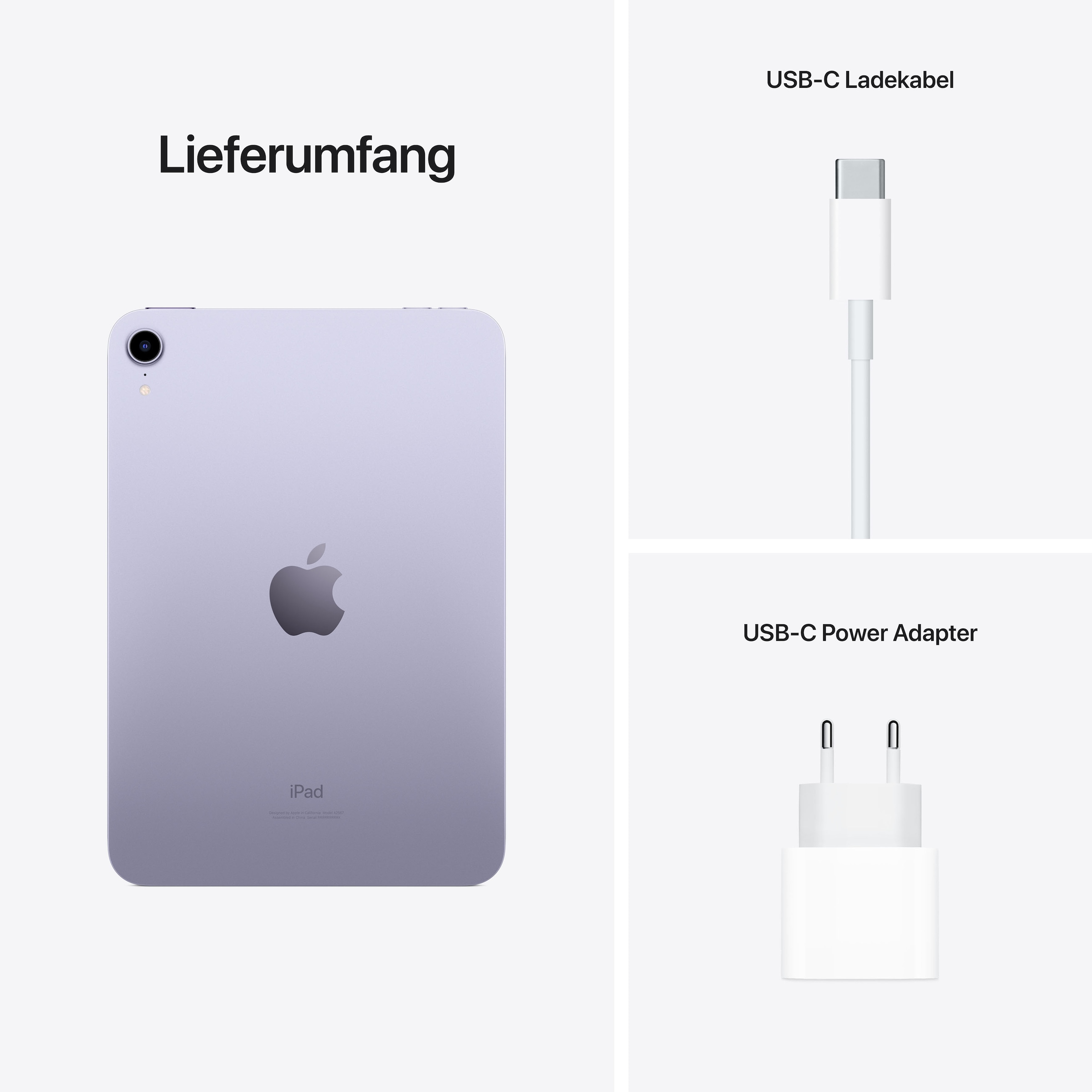 Apple Tablet »iPad mini Wi-Fi (2021)«, (21,08 cm / 8,3 Zoll), iPadOS,)
