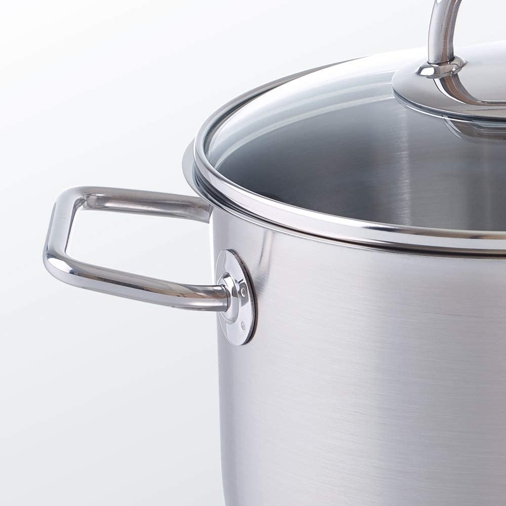 Fissler Topf-Set »Viseo Topf-Set« Set, 1x Bratentopf 20 cm, je 1x Kochtopf 16/20/24 cm, 8 Stk. tlg. Edelstahl 18/10