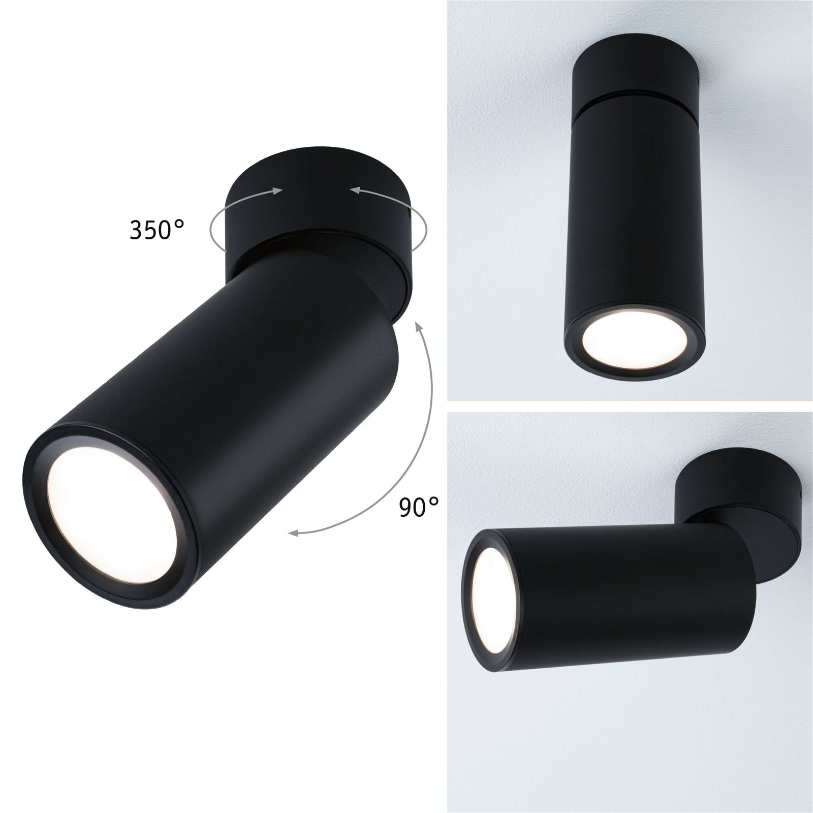 Paulmann LED Deckenleuchte »Turnal Coin 2700K 470lm 230V 6W«, 1 flammig, 3-Step-Dim