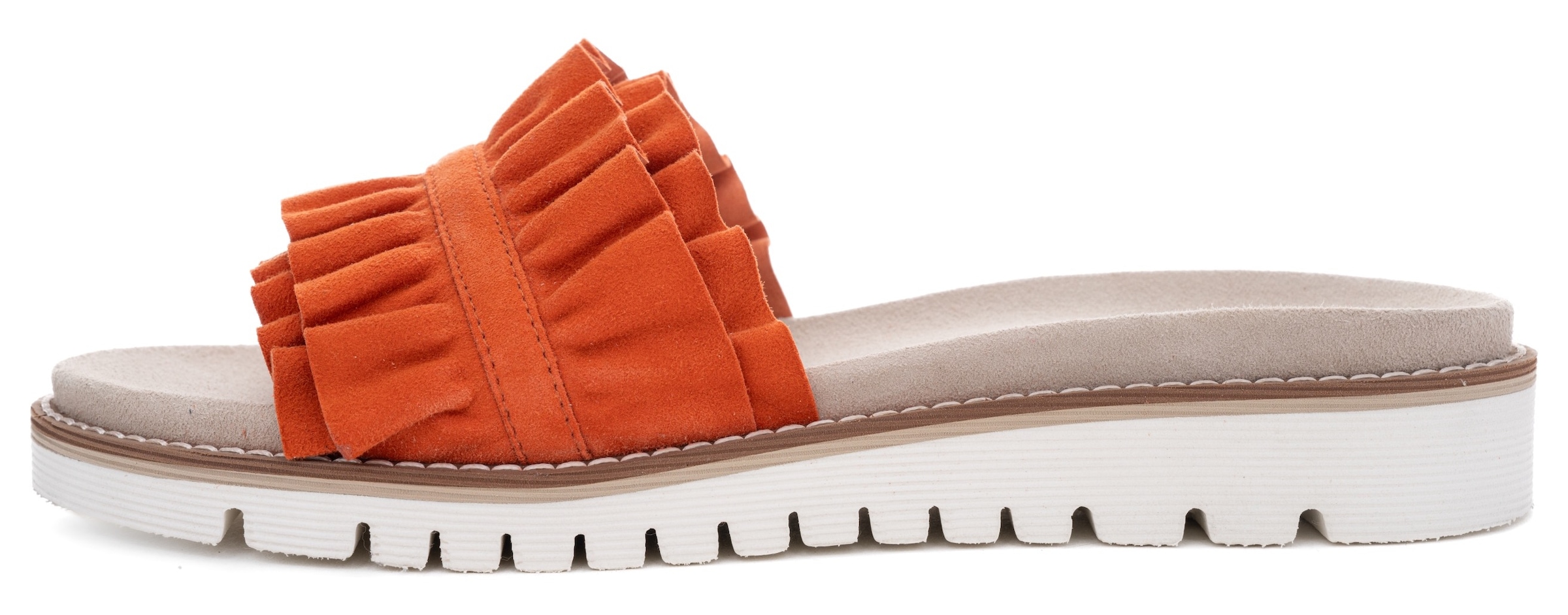 Ara Pantolette »KENT«  , Slides, Flats, Sandale mit geraffter Bandage