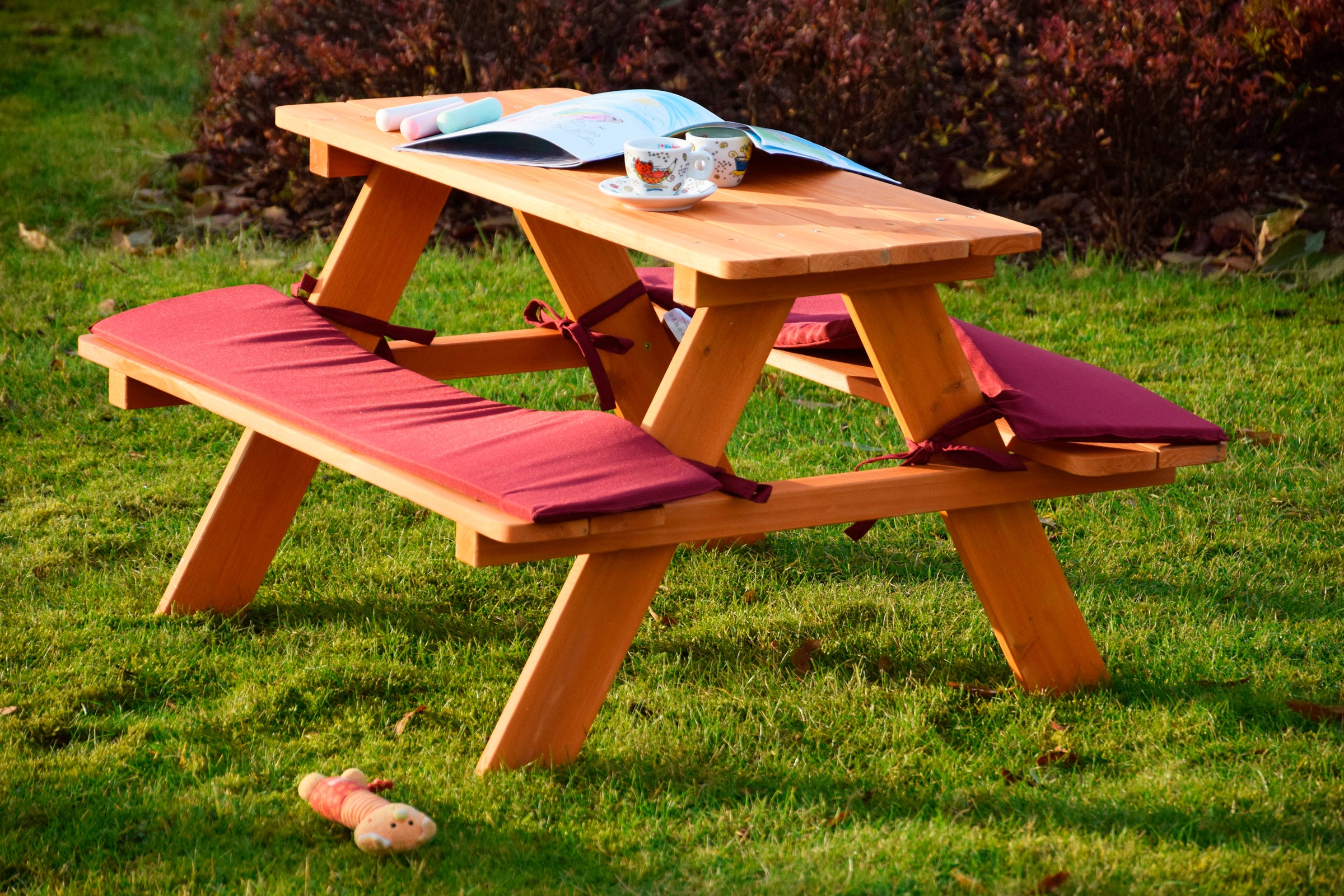 dobar Garten-Kindersitzgruppe, Picknicktisch, BxTxH: 79x89x50 cm, für 4 Kinder kaufen
