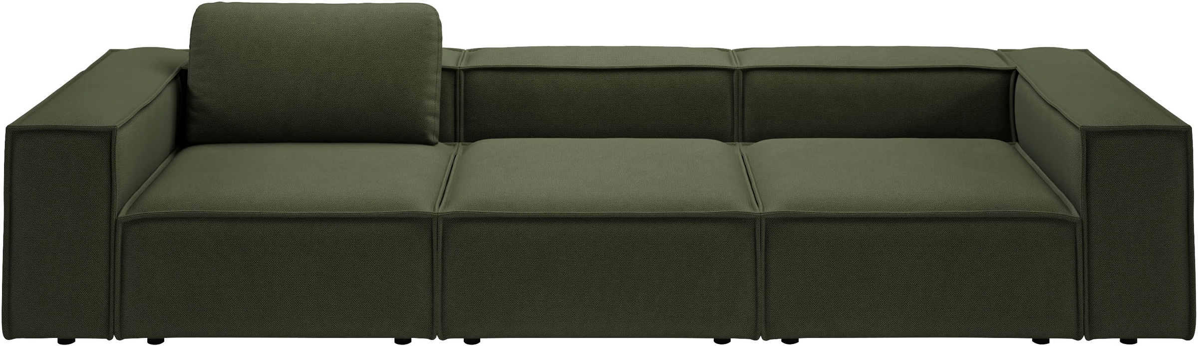 Places of Style 3,5-Sitzer »Watertown, modernes Big-Sofa XXL, 336 cm Breite, auch in Feincord«, Riesiges Designersofa mit viel Platz & weichen Bezügen in Trendfarben