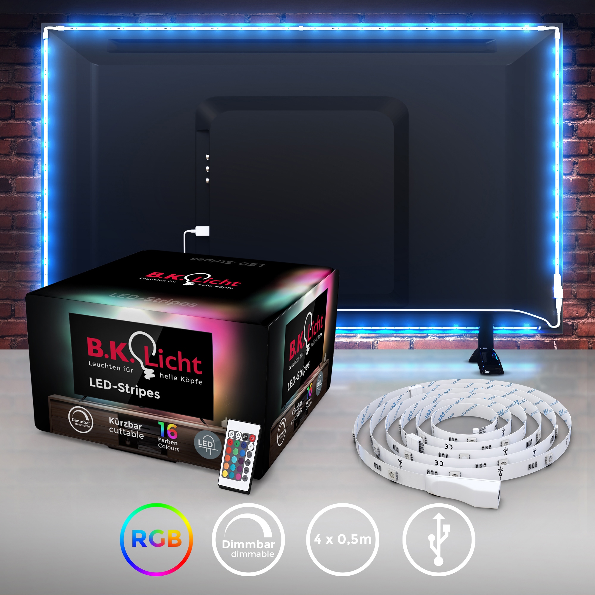 USB LED Strips / LED Strip TV für günstige € 7,99 kaufen