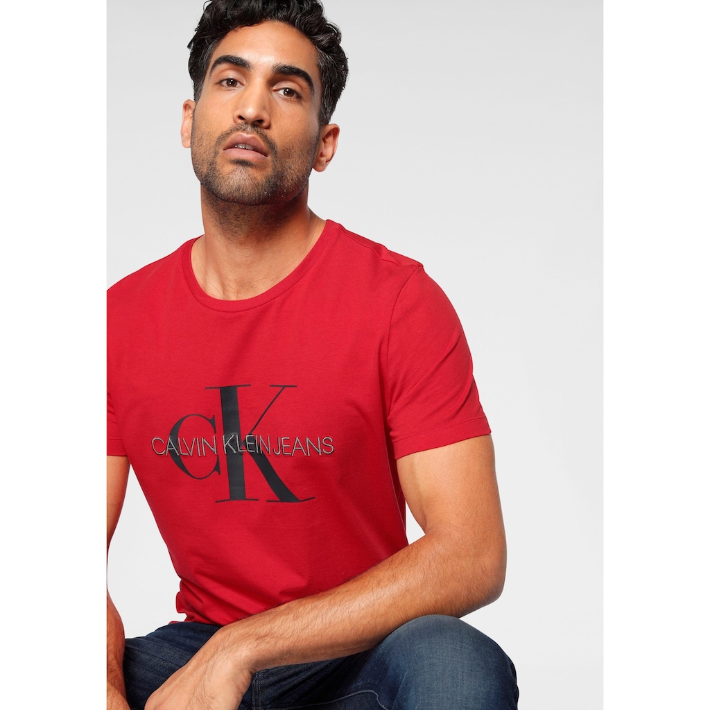 Calvin Klein Jeans T-Shirt »MONOGRAM LOGO SLIM TEE«