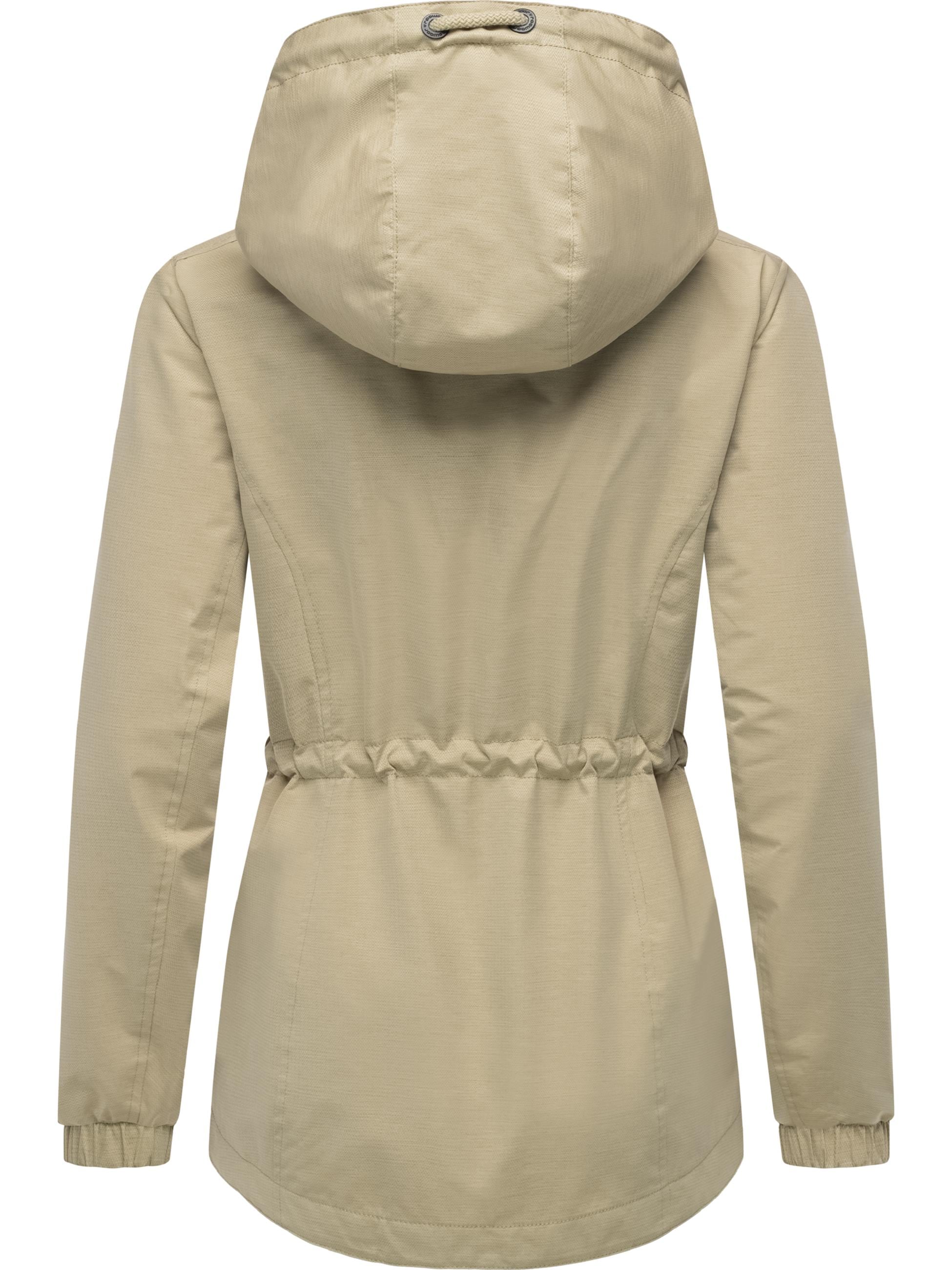 Ragwear Outdoorjacke »Übergangsjacke Dankka Tech« mit Kapuze Stylische Damen Übergangsjacke aus wasserdichtem Material