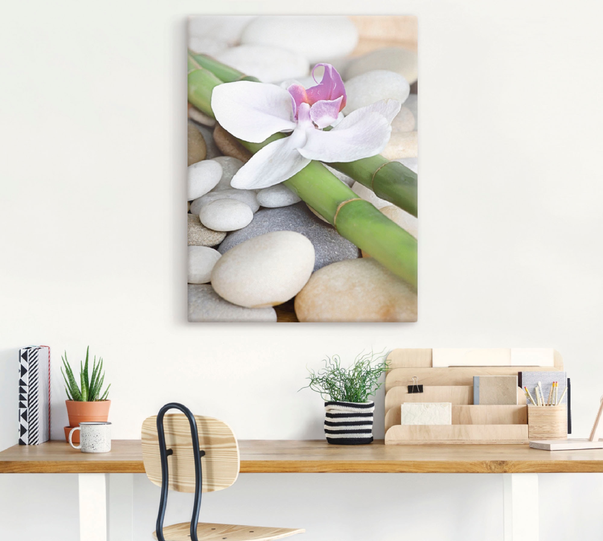 Artland Wandbild »Zen Orchidee«, Zen, (1 St.), als Alubild, Outdoorbild, Leinwandbild, Wandaufkleber, versch. Größen