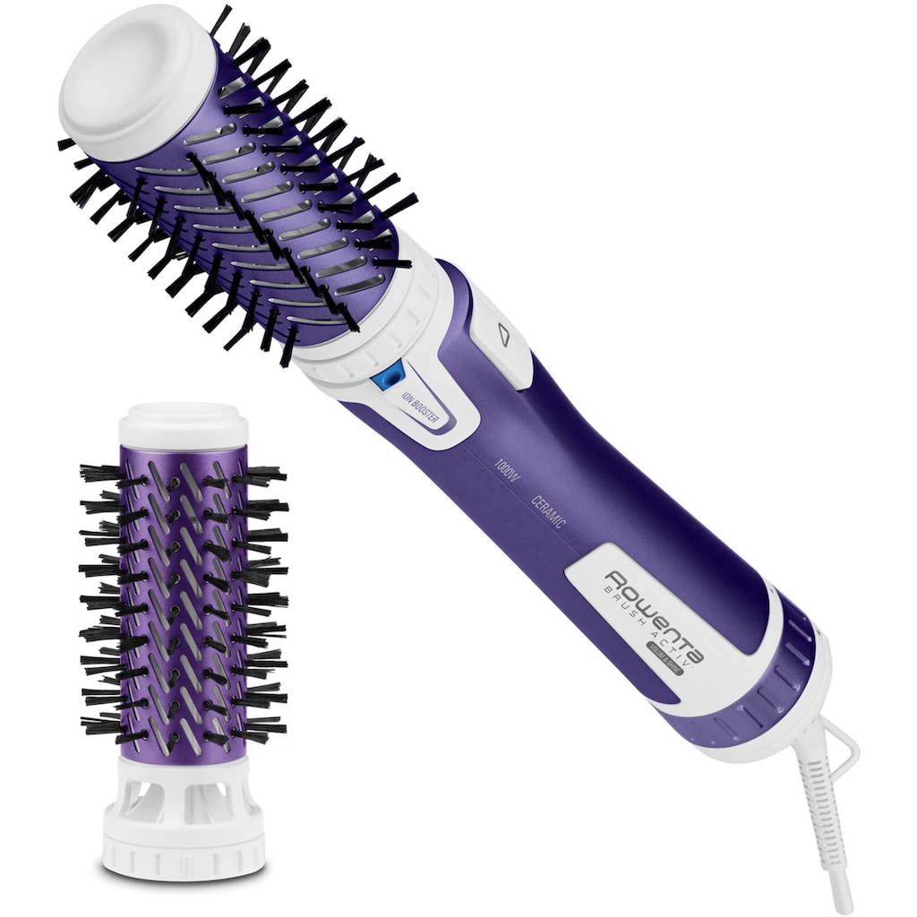 Rowenta Warmluftbürste »CF9530 Brush Activ Volume & Shine«, 2 Aufsätze}, Keramikbeschichtung, 2 Stufen, Kaltstufe, Keramikbürsten