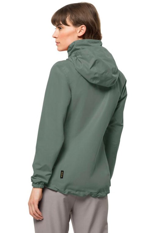 Jack Wolfskin Funktionsjacke »STORMY POINT 2L JKT W«, mit Kapuze, mit verstaubarer Kapuze, wasserdicht, atmungsaktiv und winddicht