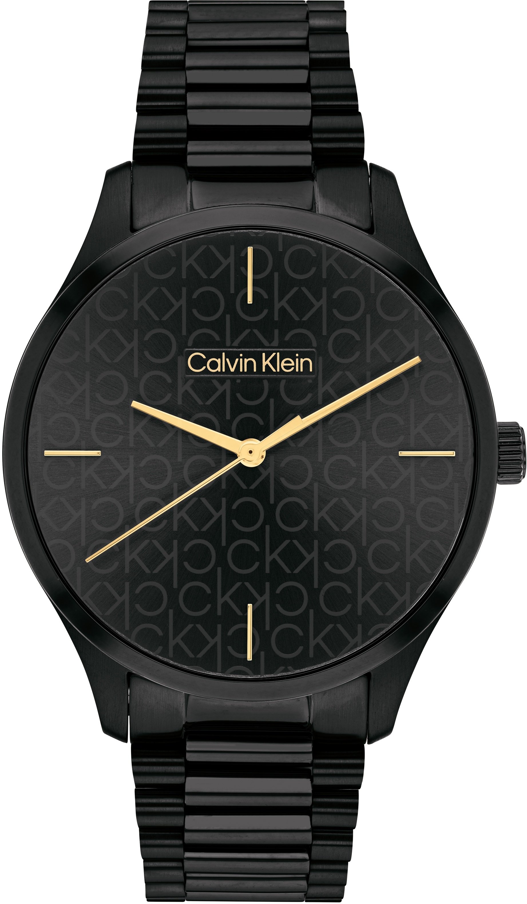 Calvin Klein Quarzuhr »ICONIC, 25200170«, Armbanduhr, Damenuhr, Mineralglas, IP-Beschichtung