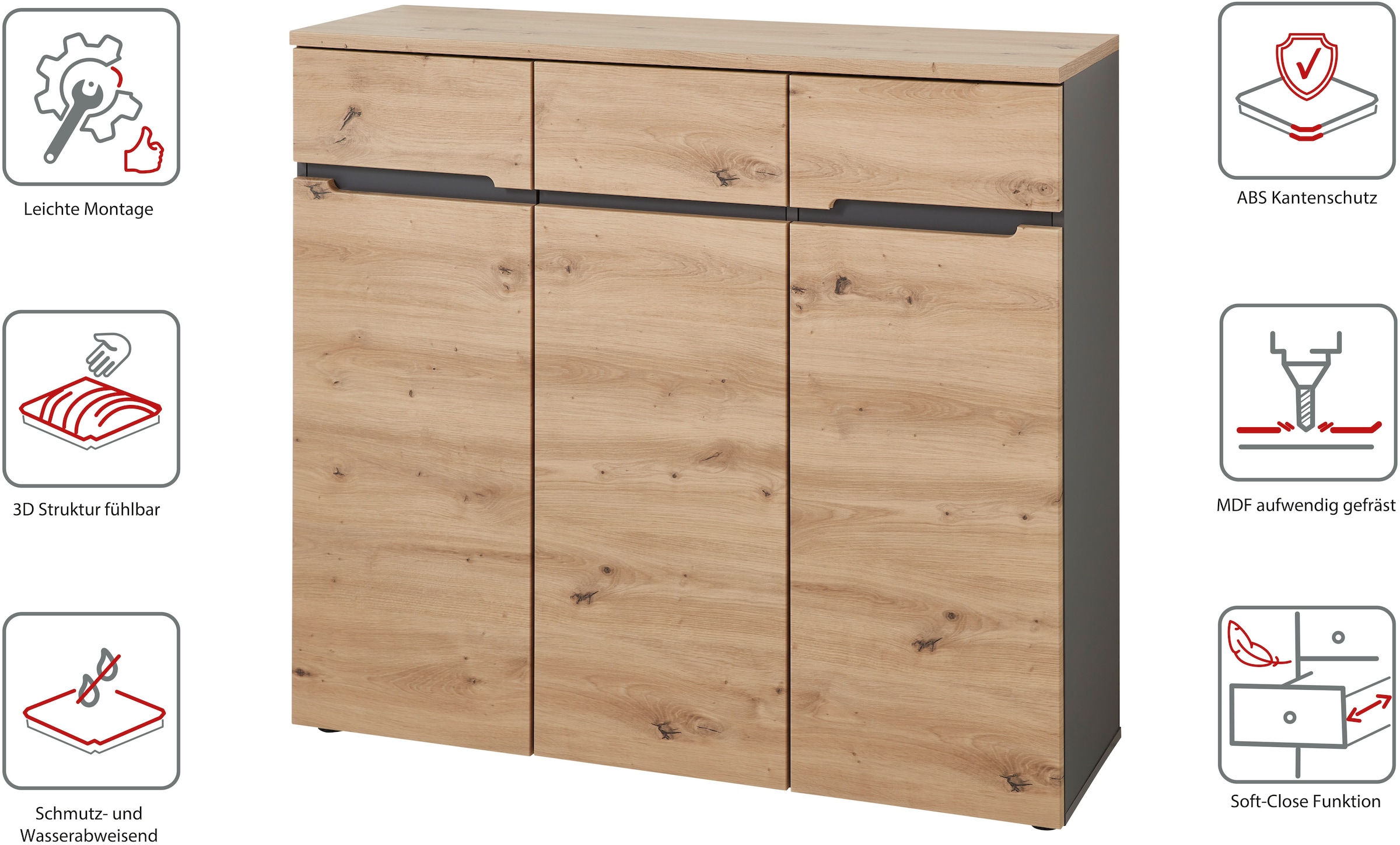 Innostyle Schuhschrank »MEMPHIS, TOPSELLER!«, (Schuhschrank, Schuhregal)