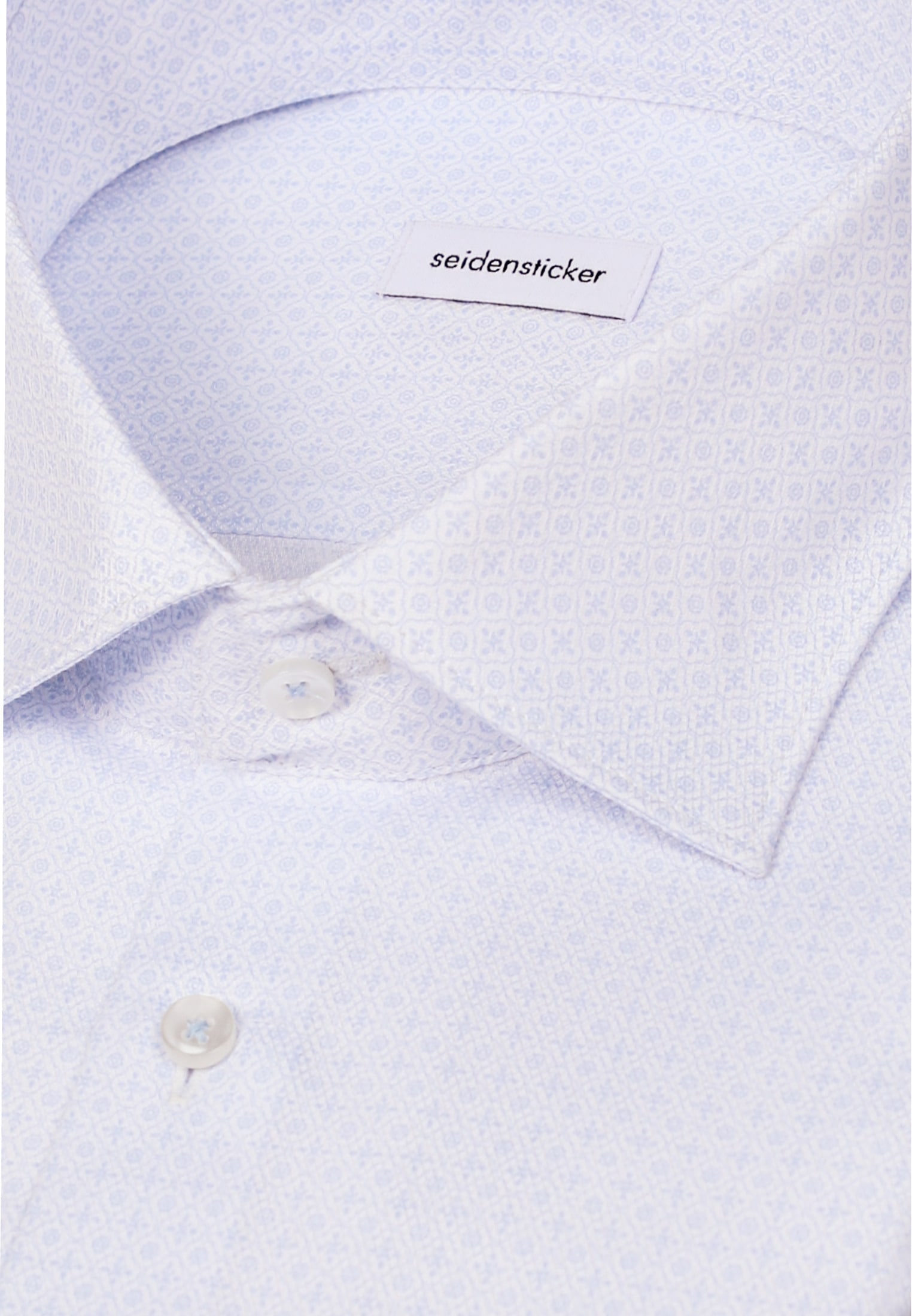 seidensticker Businesshemd »Schwarze Rose« Slim 1/1 Extra lang Kentkragen Druck