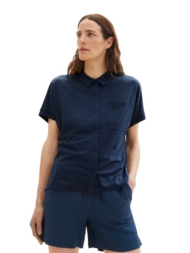 TOM TAILOR Blusenshirt Meliert