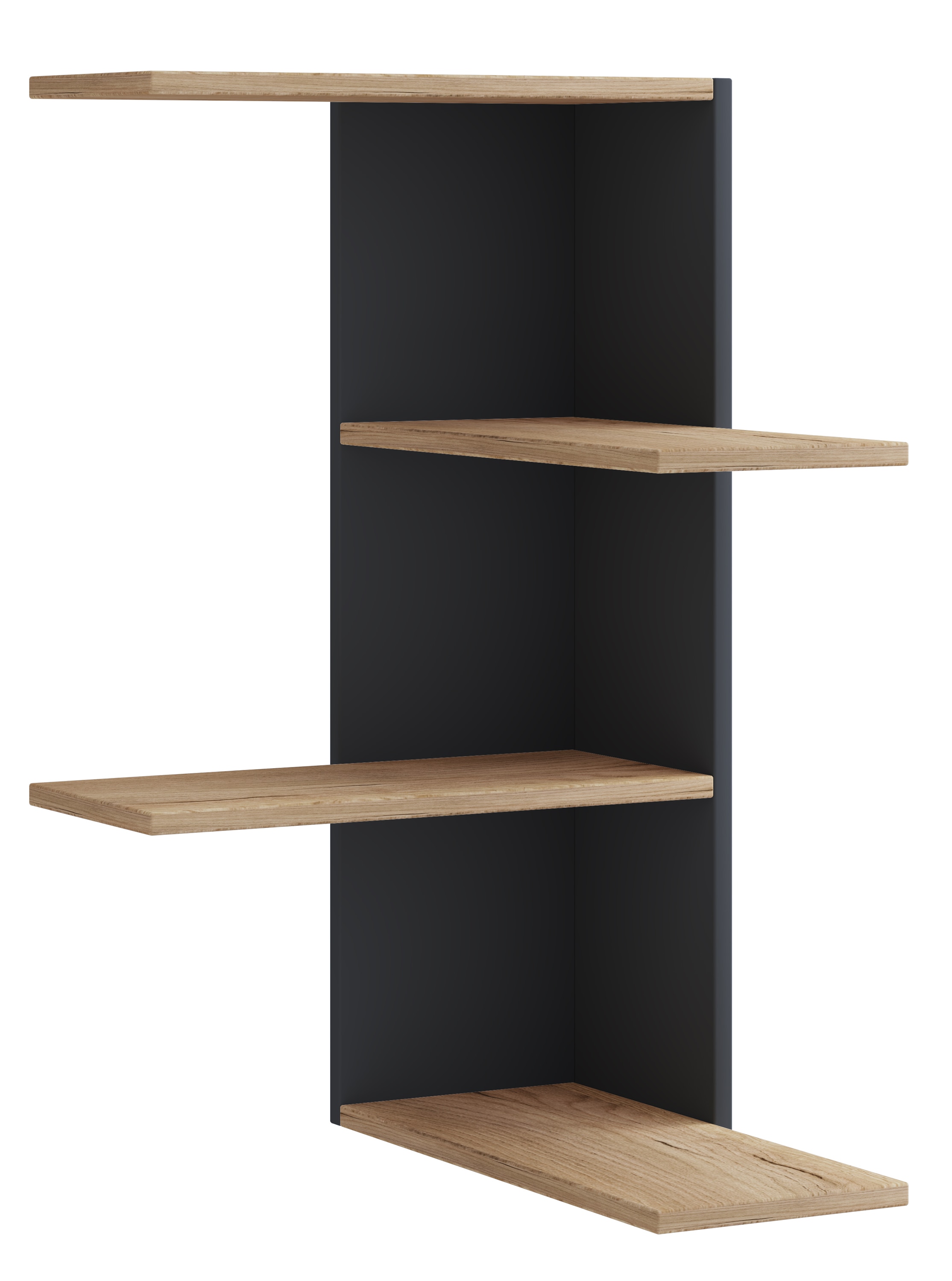 VCM Wandregal »Holz Wandregal Hängeregal Eckregal Regal Balos«