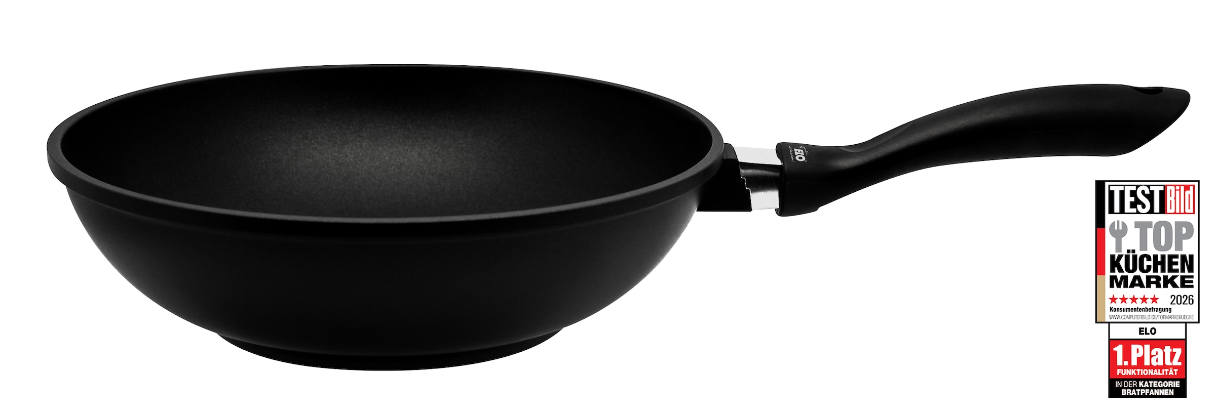Elo Wok "Alucast" Aluminiumguss 1 Stk. tlg. Induktion, Ø 28 cm