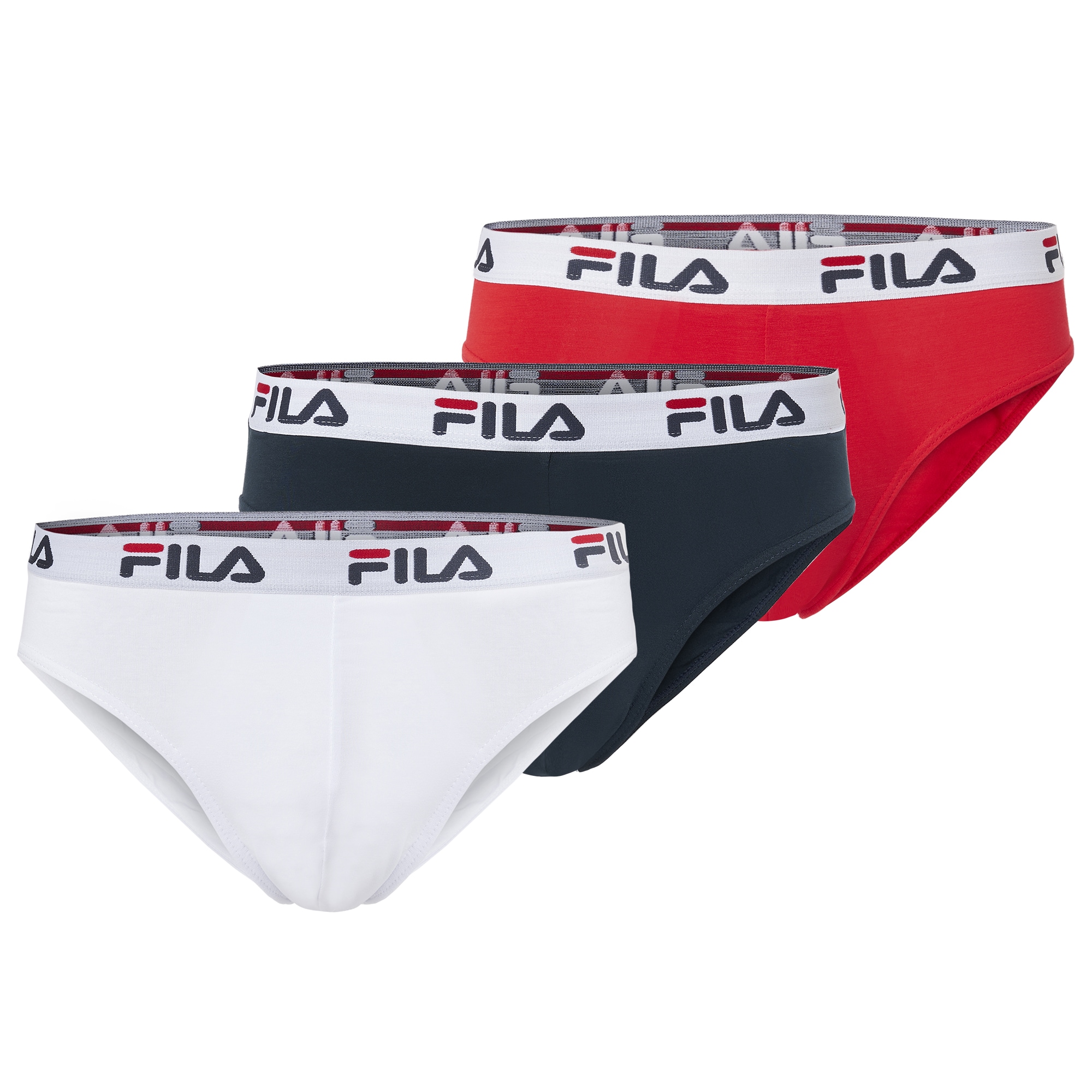 Fila Slip »MAN BRIEF« 3er  Pack,  mit elastischem Logobund