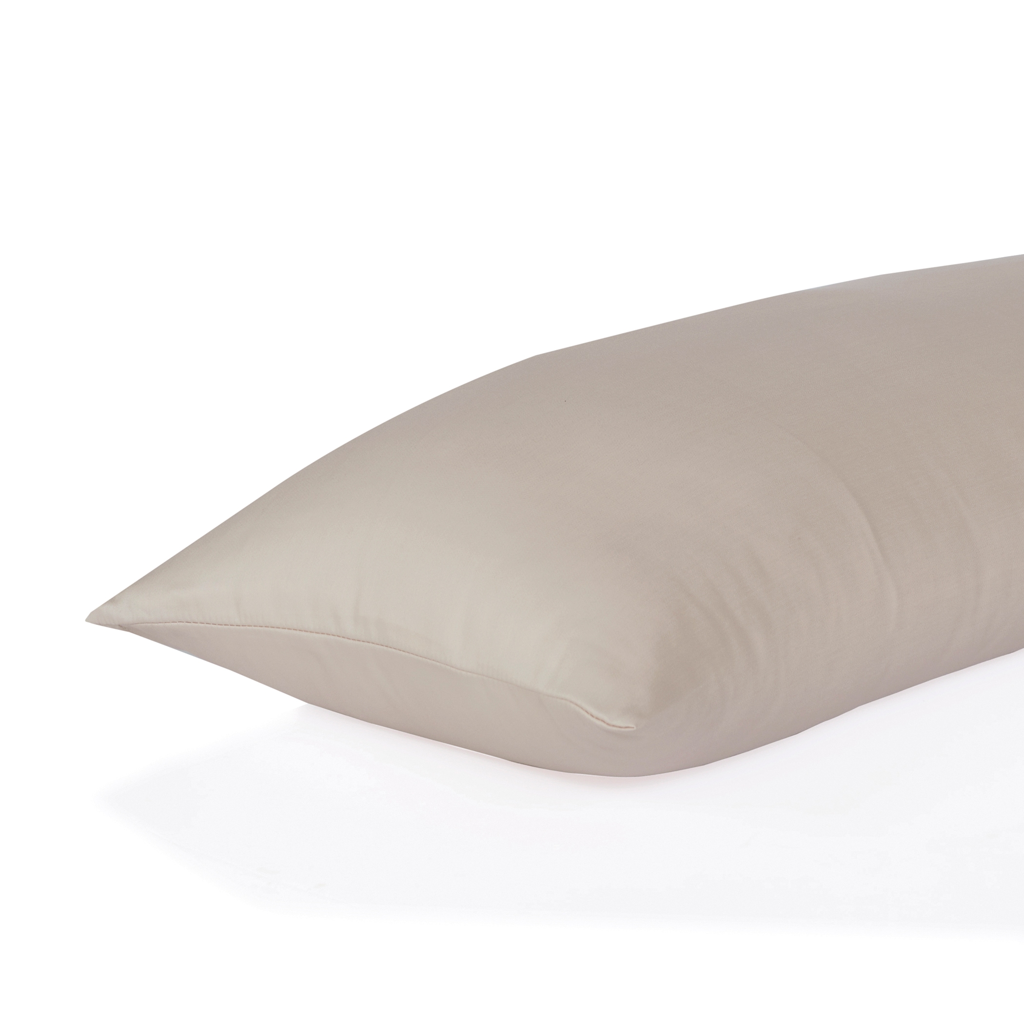 Florella Kissenbezüge »Uni beige Edel-Satin,  100% Baumwolle«