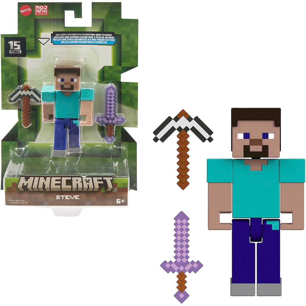 Mattel® Spielfigur »Minecraft, Steve«