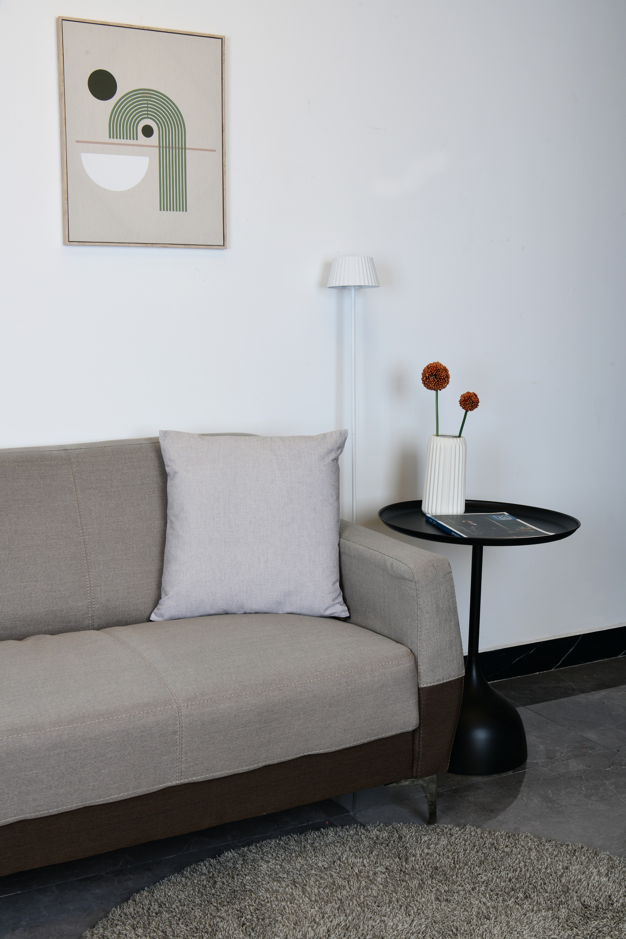 MIRRORS AND MORE Dekokissen »NED« unifarben, Dekokissen mit Füllung