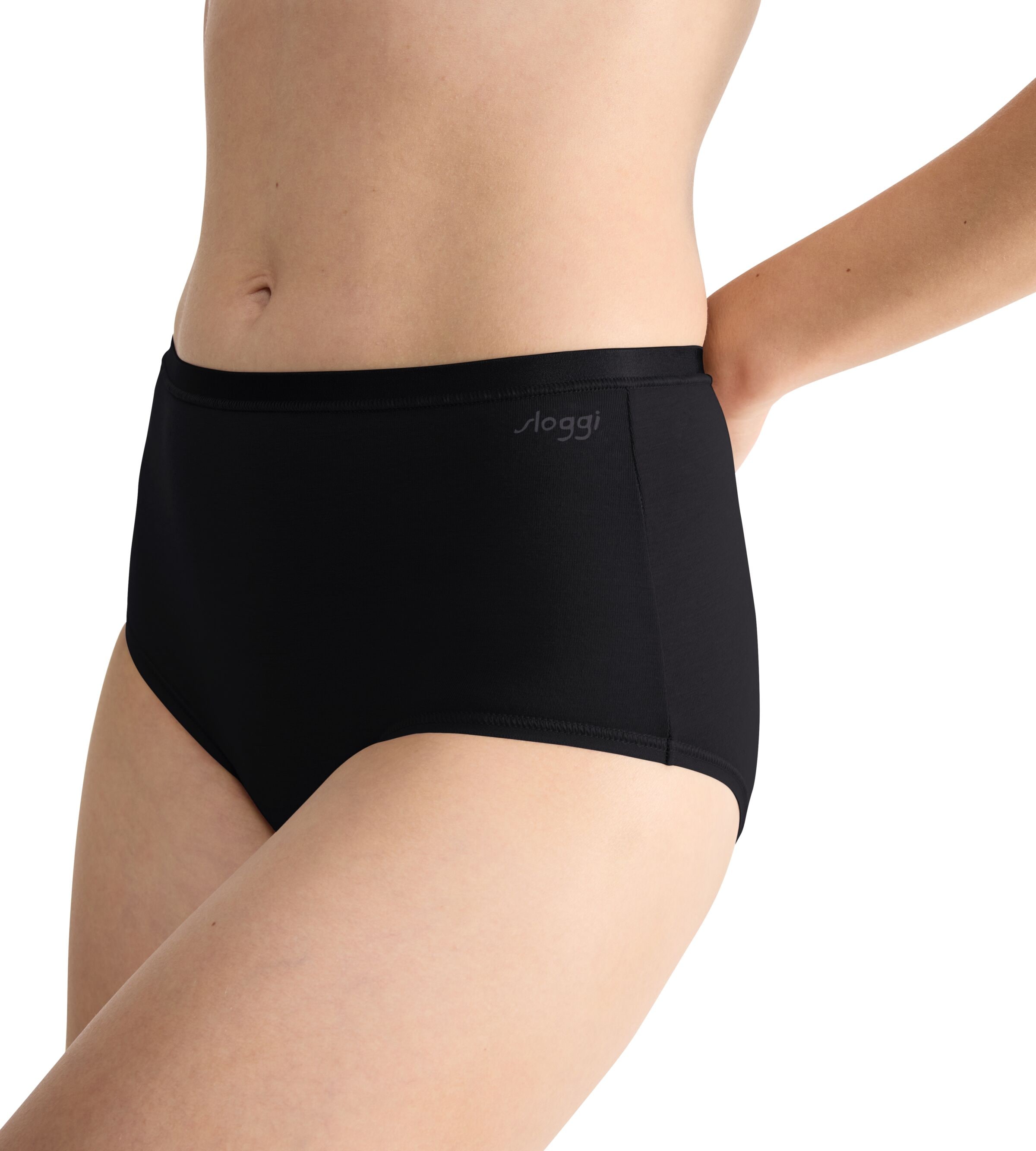 sloggi Slip »GO Daily Cotton Highwaist 3P«, (3er Pack), glanzeffekt Details