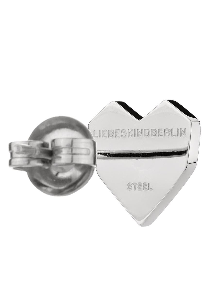Liebeskind Berlin Paar Ohrstecker »Schmuck Geschenk Edelstahl Ohrringe Herz, LJ-0307-E-11, LJ-0308-E-11«