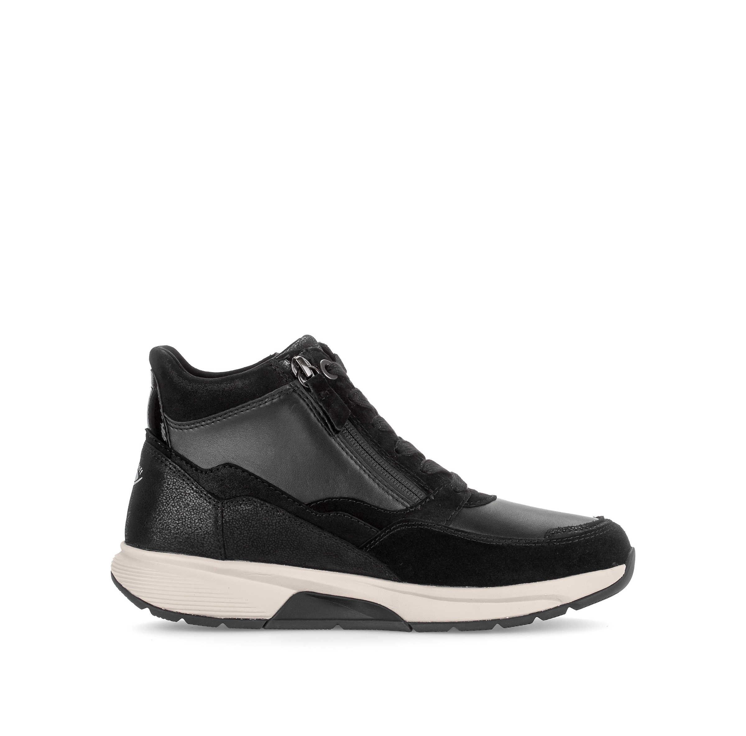 rollingsoft Schnürboots  Keilabsatz, High Top-Sneaker mit herausnehmbarer Innensohle