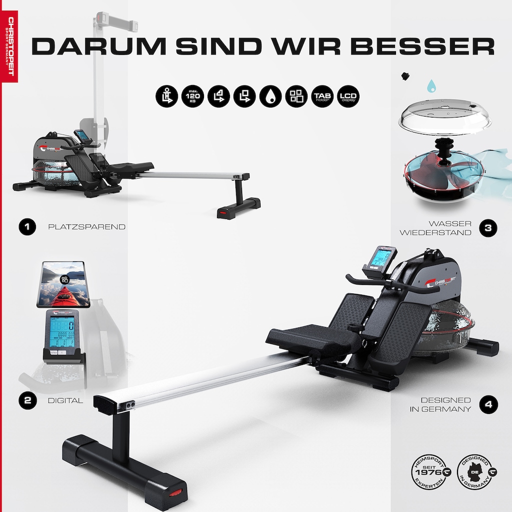 Christopeit Sport® Ruderzugmaschine »WP 1000«