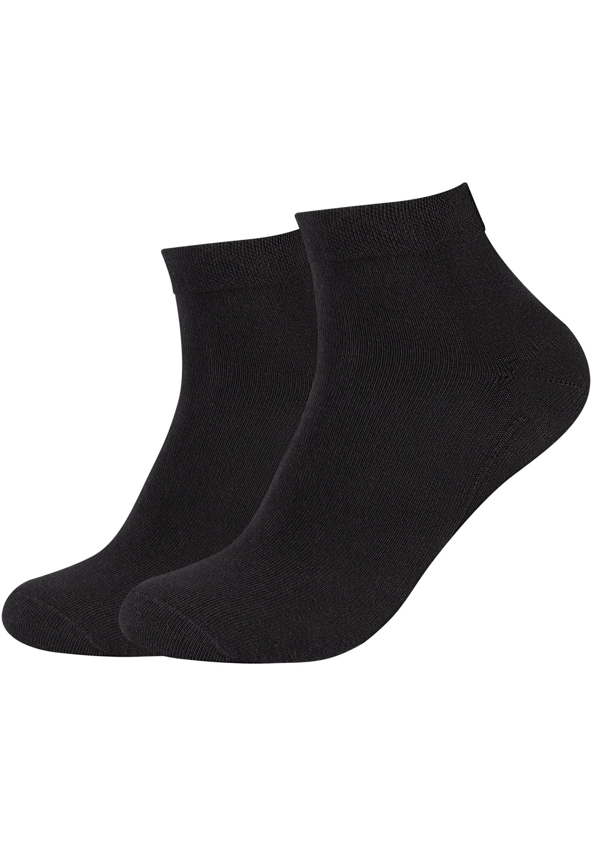 Camano Kurzsocken »ca-soft«, (4 Paar), mit weichen Komfortbündchen