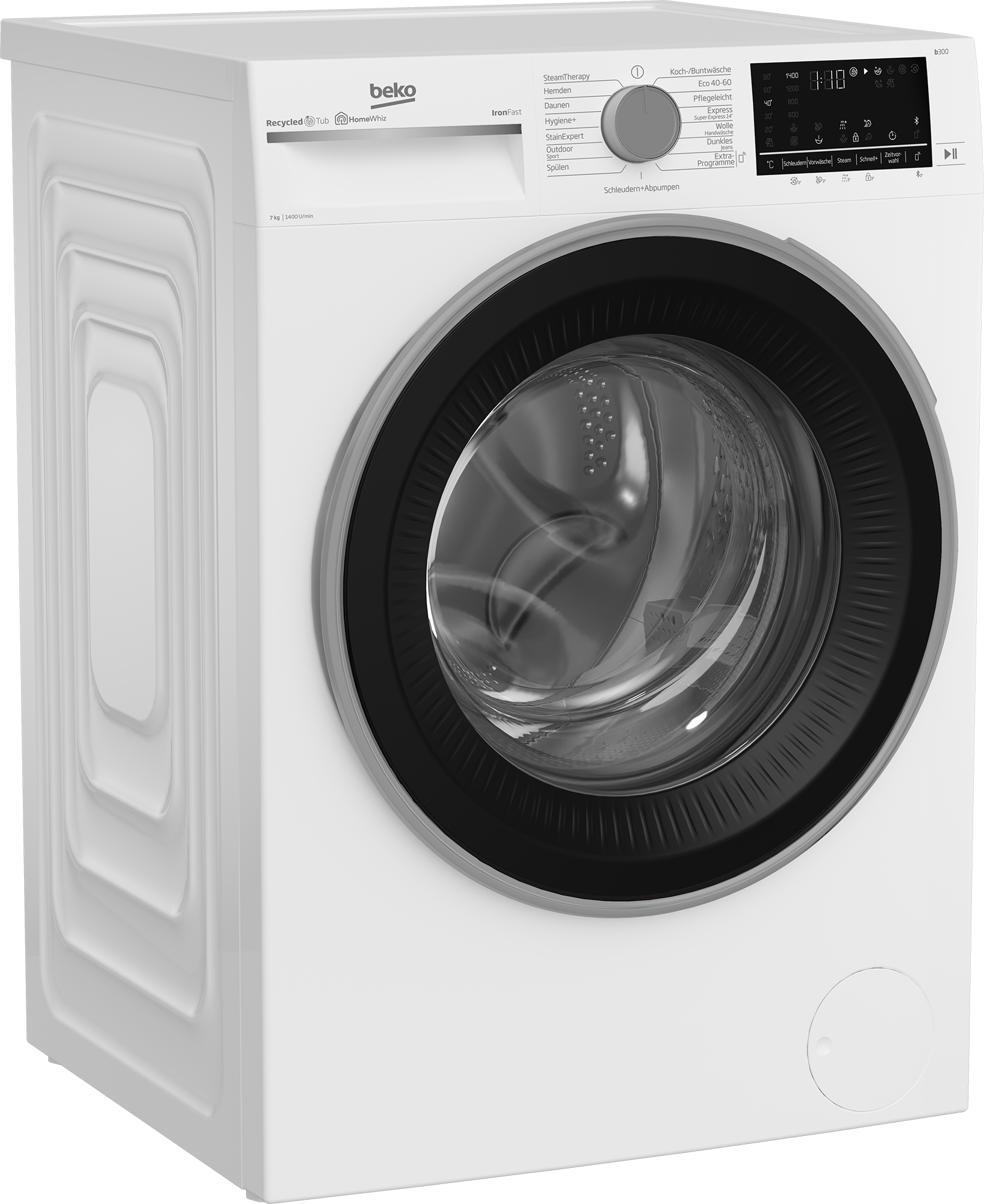 BEKO Waschmaschine »B3WFU57413W1«, 7 kg, 1400 U/min, Vollelektronik