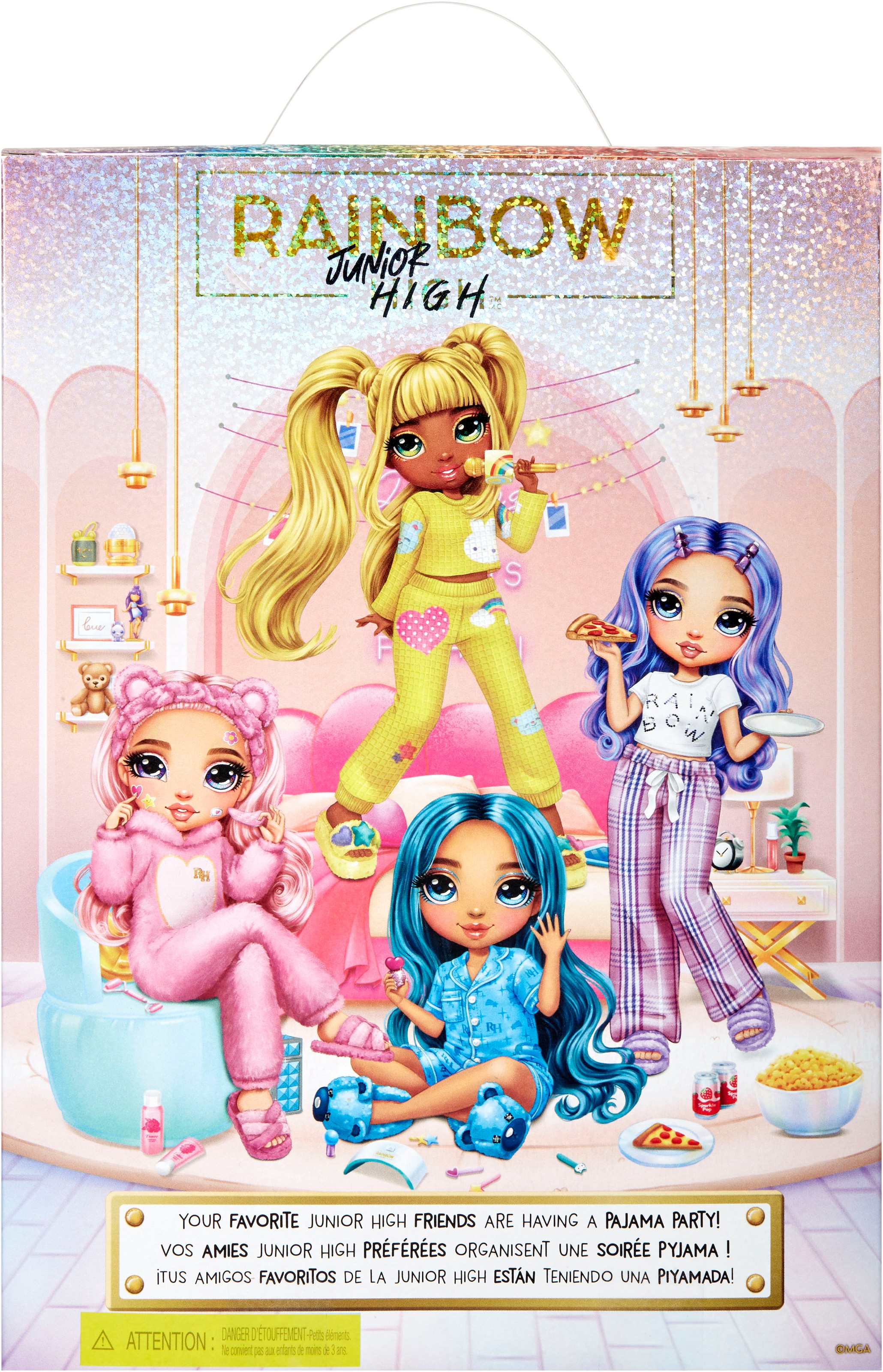 RAINBOW HIGH Anziehpuppe »Junior High PJ Party Fashion Doll Sunny (Yellow)«